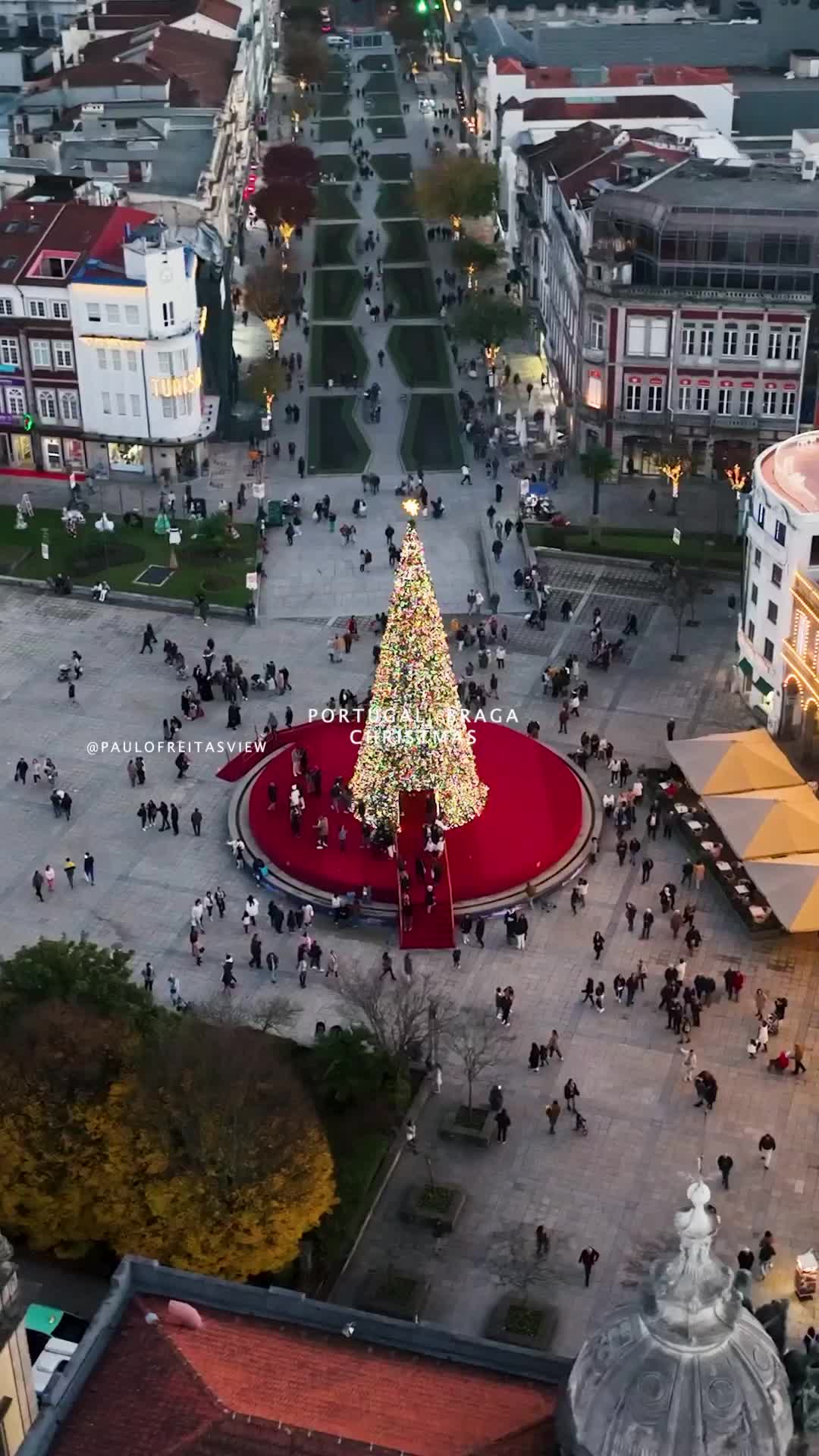 Braga's Christmas Magic: A Festive Transformation