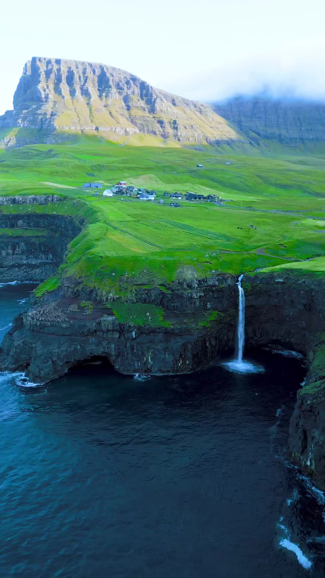 Múlafossur Waterfall: Hidden Gem in the Faroe Islands