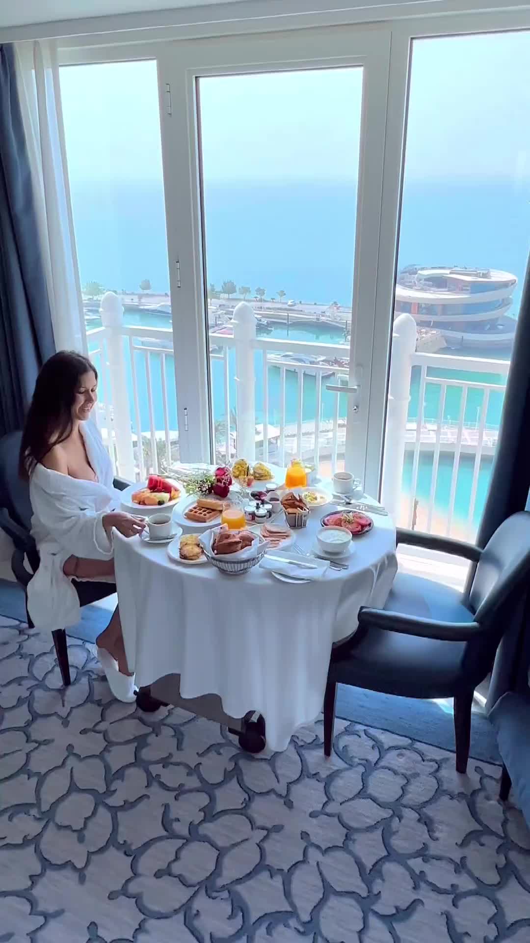 Stunning Breakfast at Four Seasons Doha Ambassador Suite