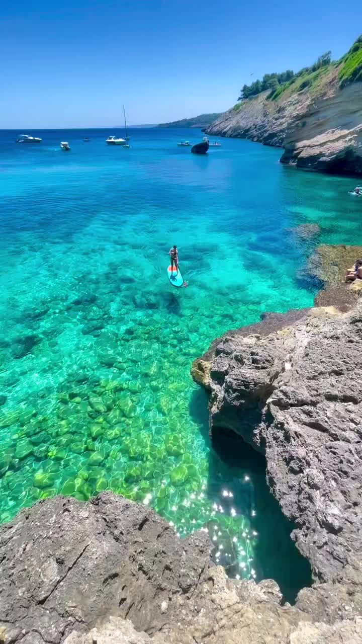 Explore Baia di Porto Miggiano's Natural Pool 😍