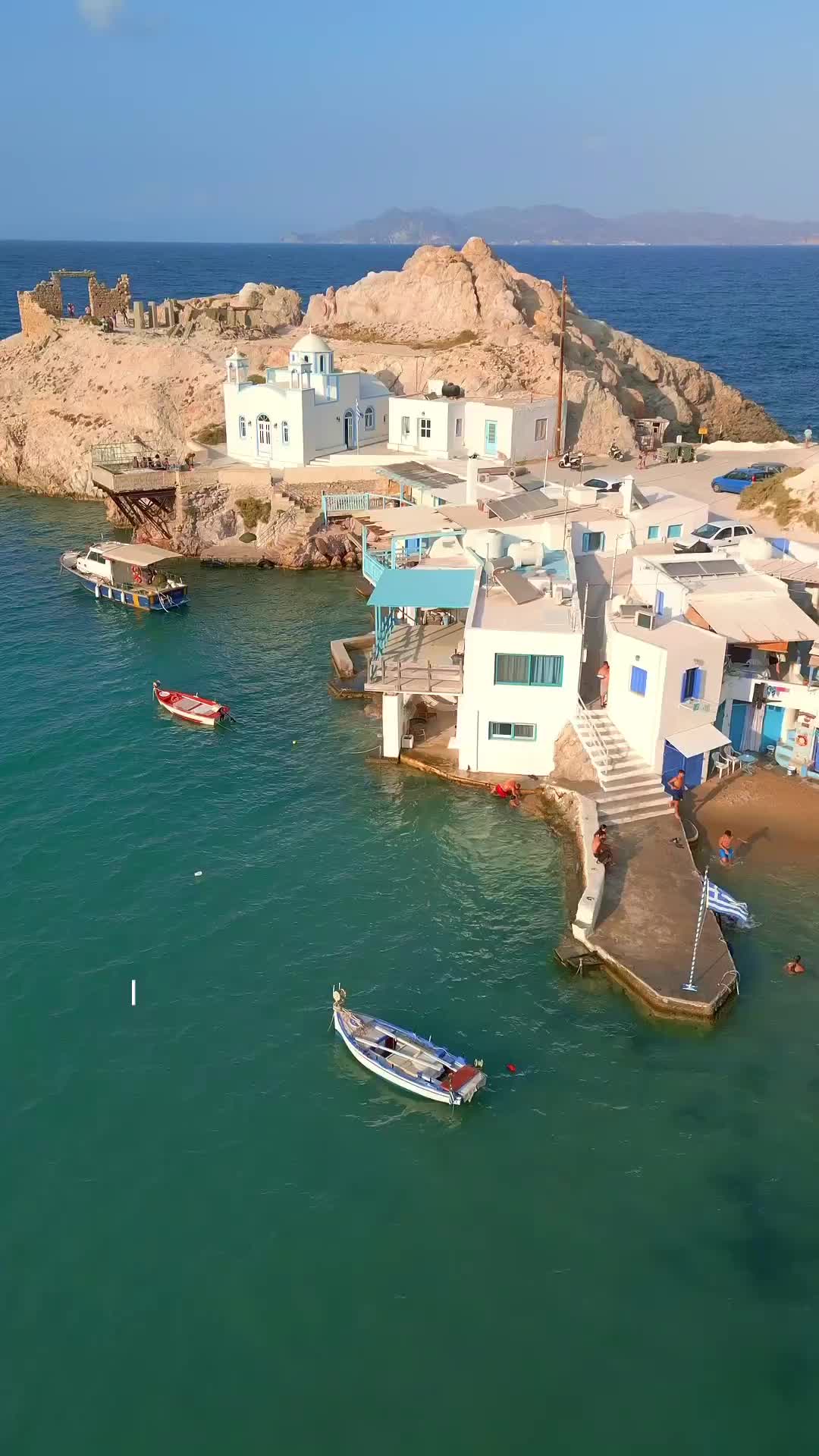 Discover Firopotamos: Milos' Secluded Fishing Village