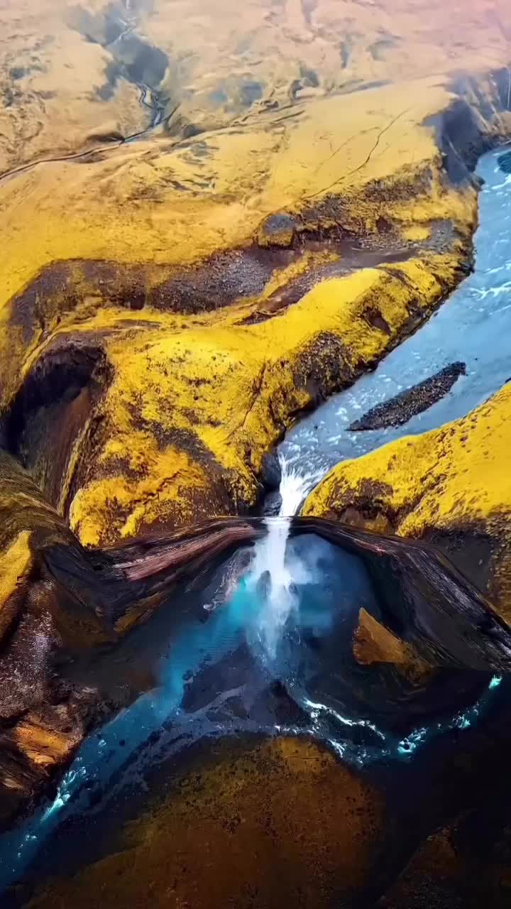 Good Morning from Háifoss Waterfall, Iceland