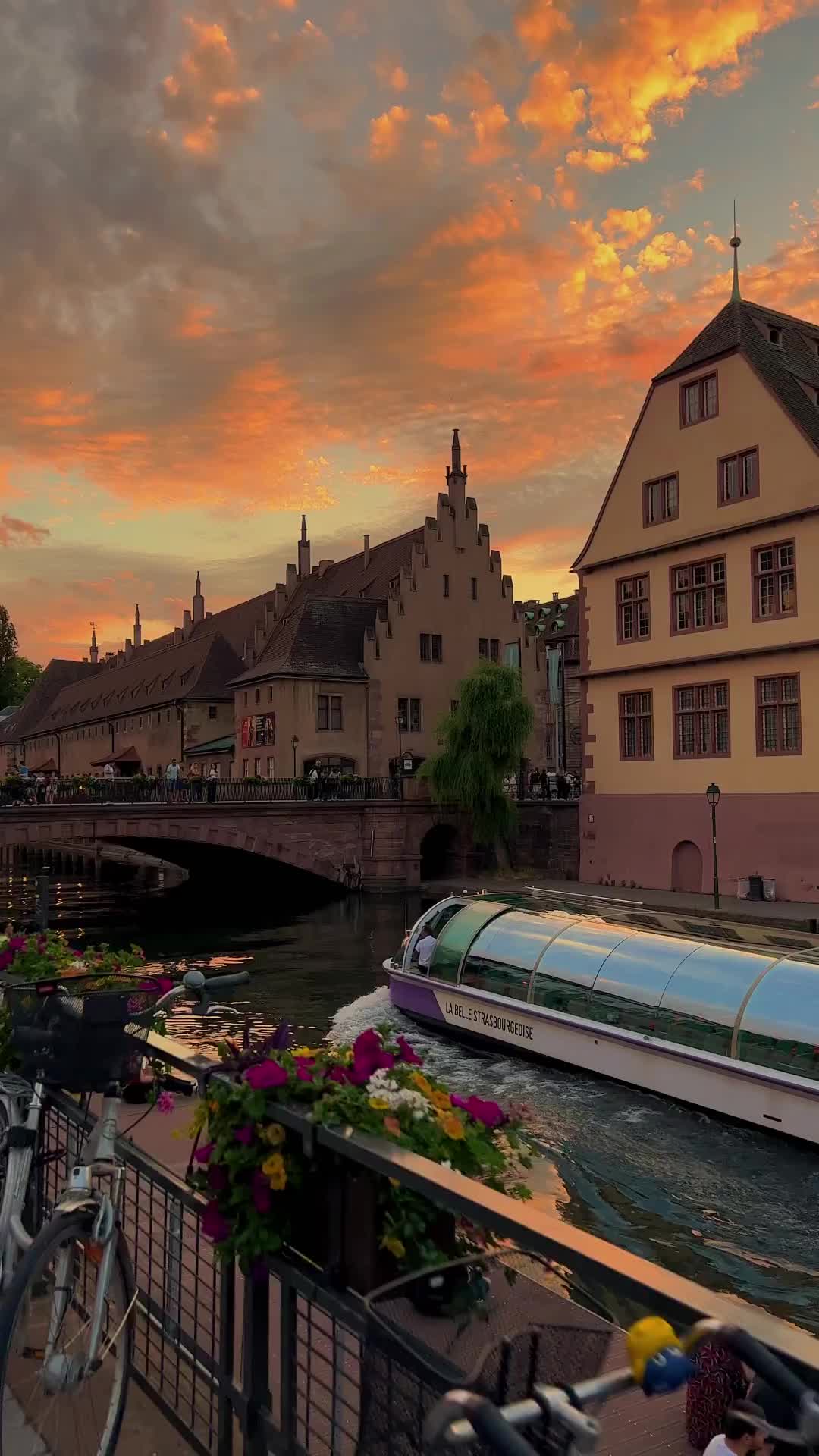 Stunning Sunset Over Strasbourg - A Must-See!