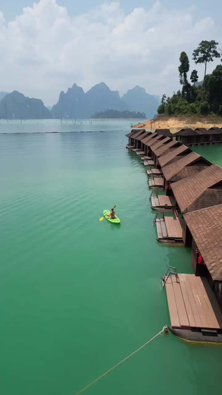 Mesmerizing Water Bungalow in Khao Sok National Park