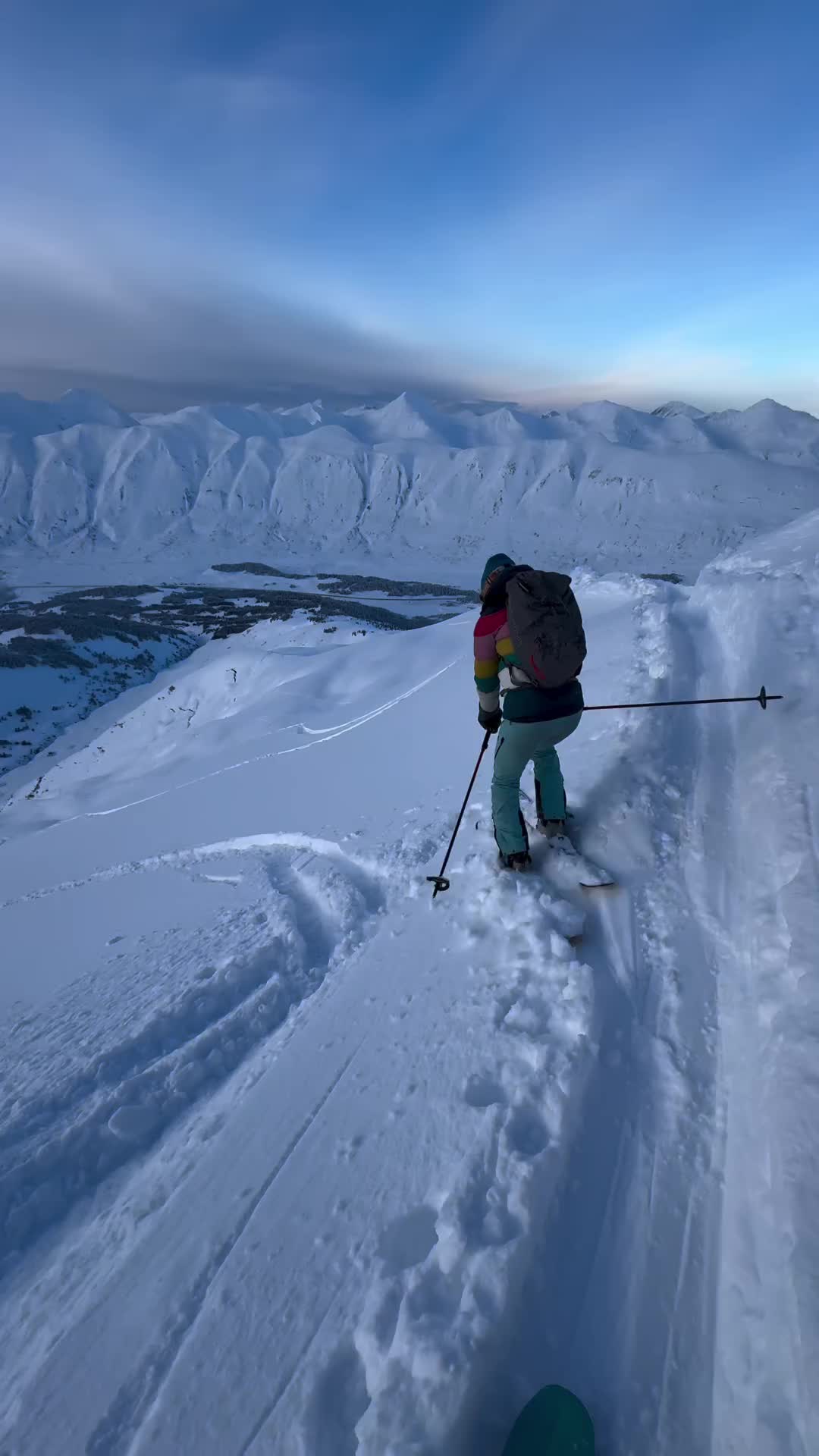 Best Ski Day in Alaska - Sunshine, Snow, and Joy!