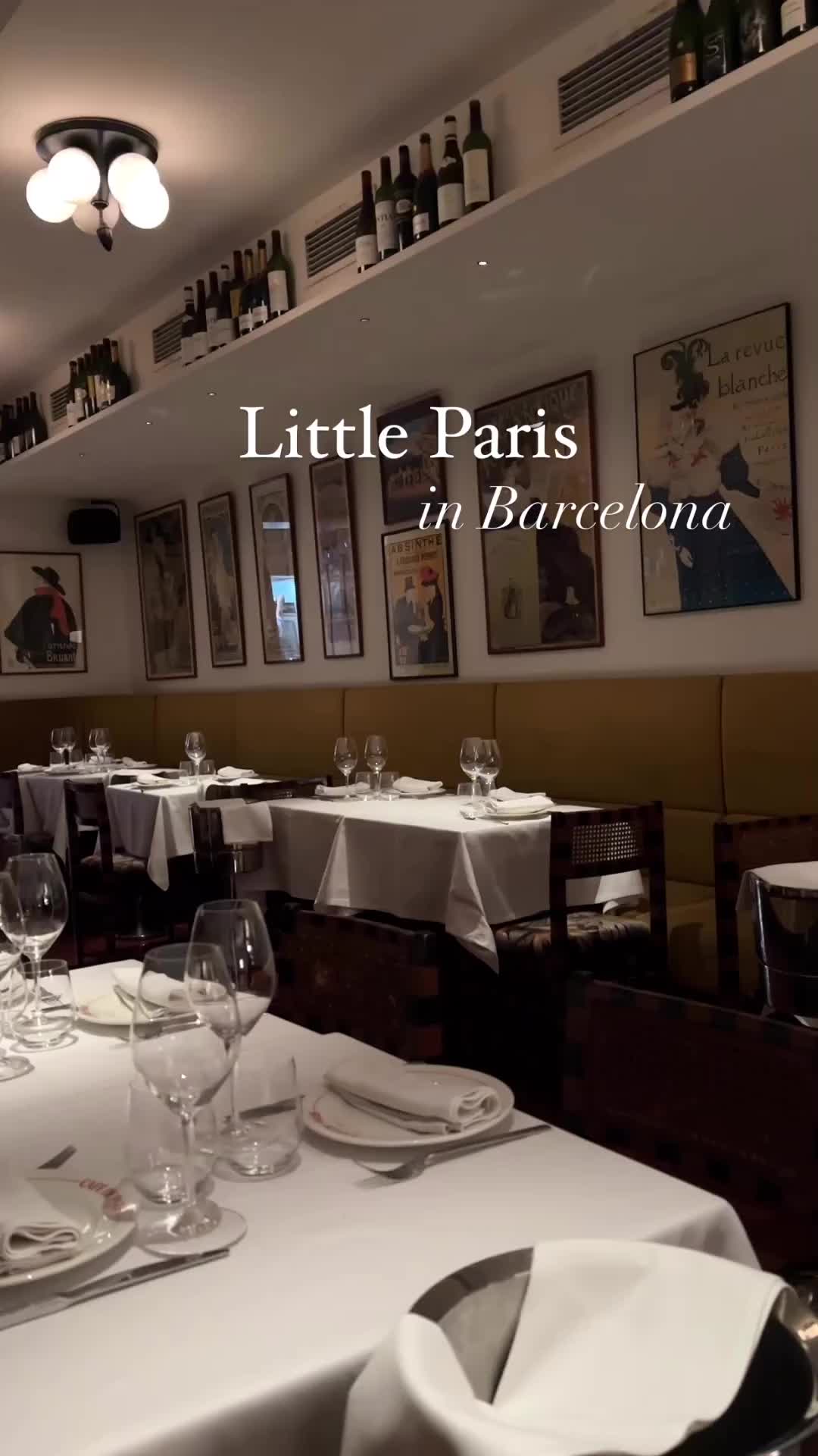 Parisian Dining Experience in Barcelona