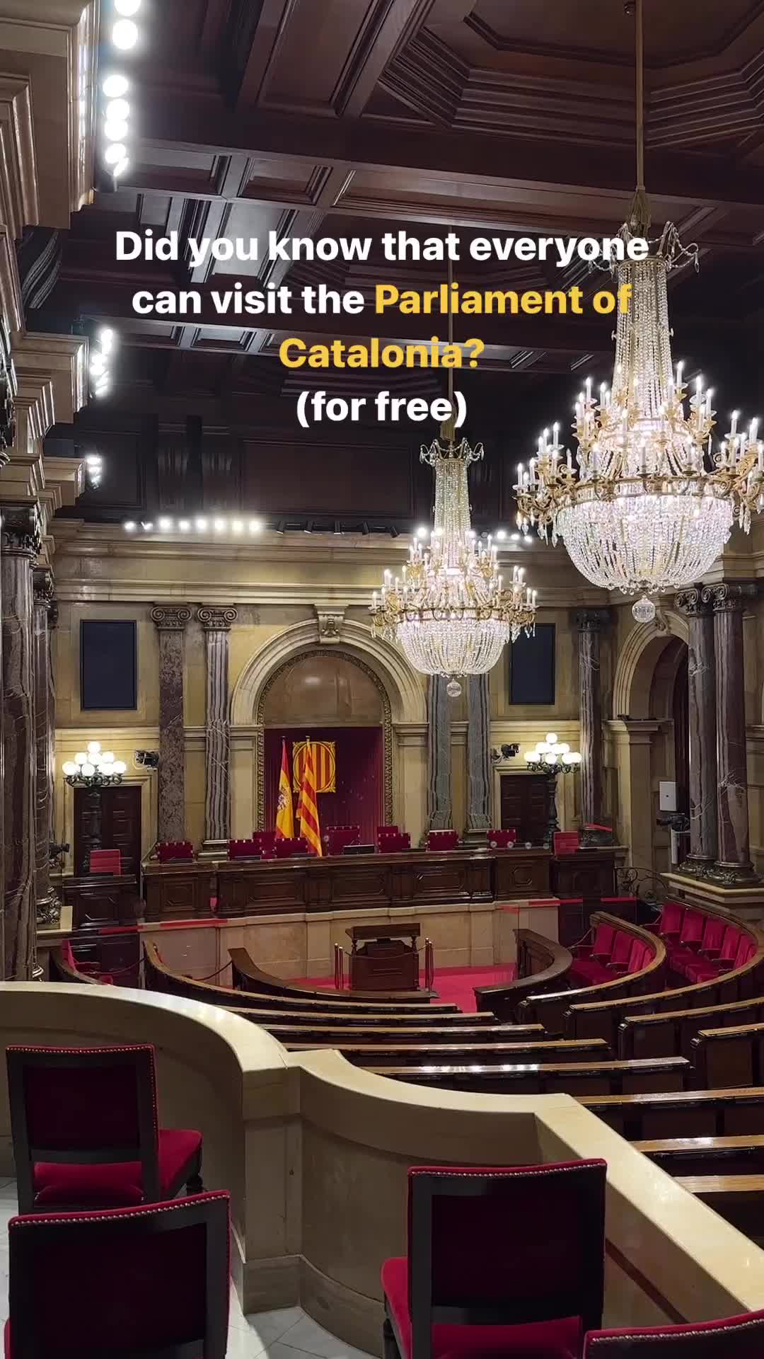 Free Guided Tour of Parliament of Catalonia in Barcelona