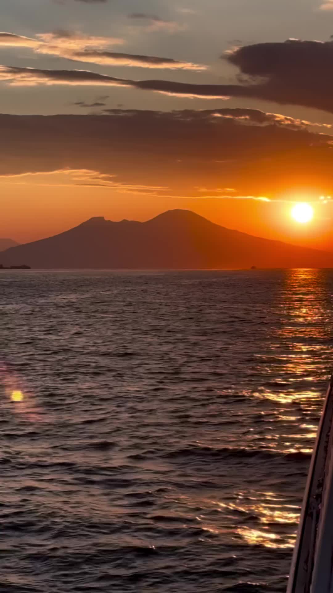 Stunning Sunset Over Napoli, Italy | Captured by @gabriy62