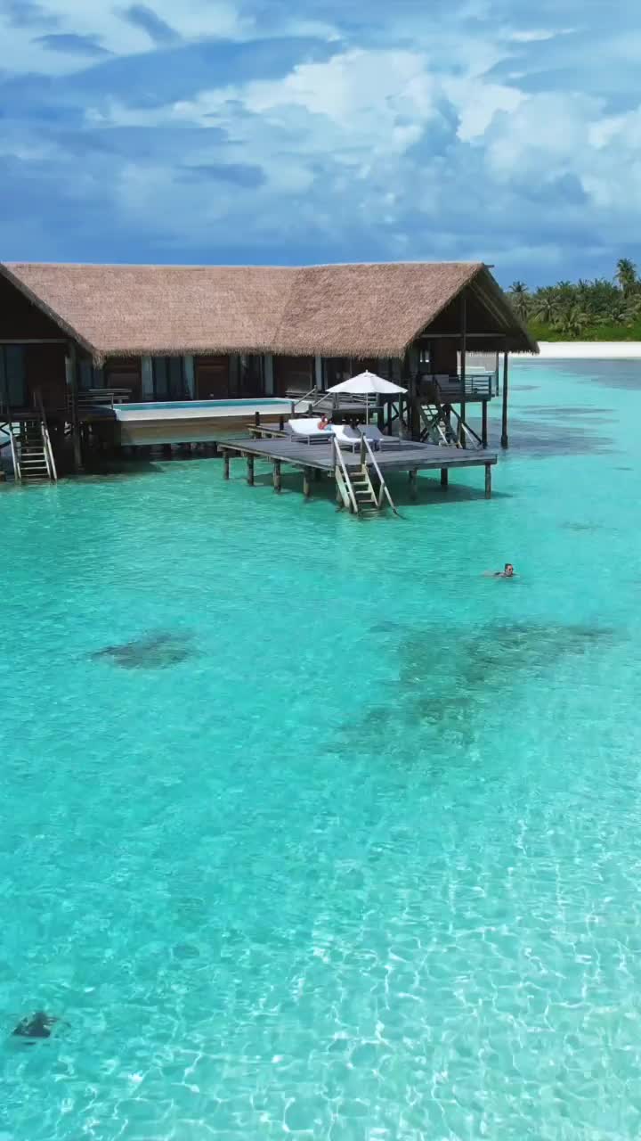 Beautiful Natural Swimming Pool at COMO Cocoa Island