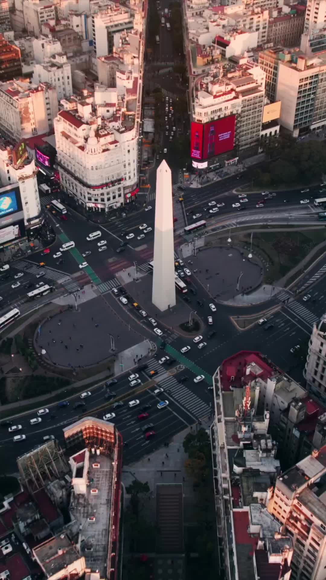 Golden Hour in Buenos Aires: Iconic Monument in 31 Days