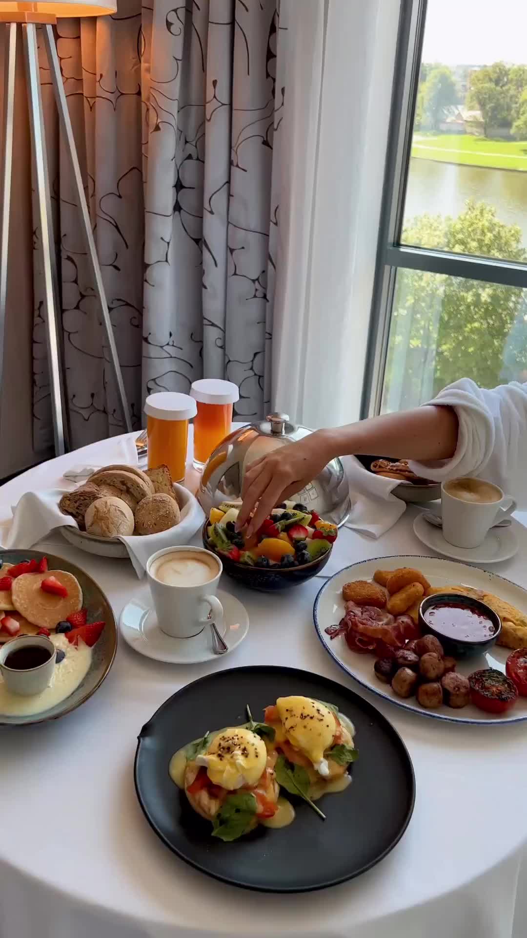 Incredible Breakfast with a View at Sheraton Grand Krakow