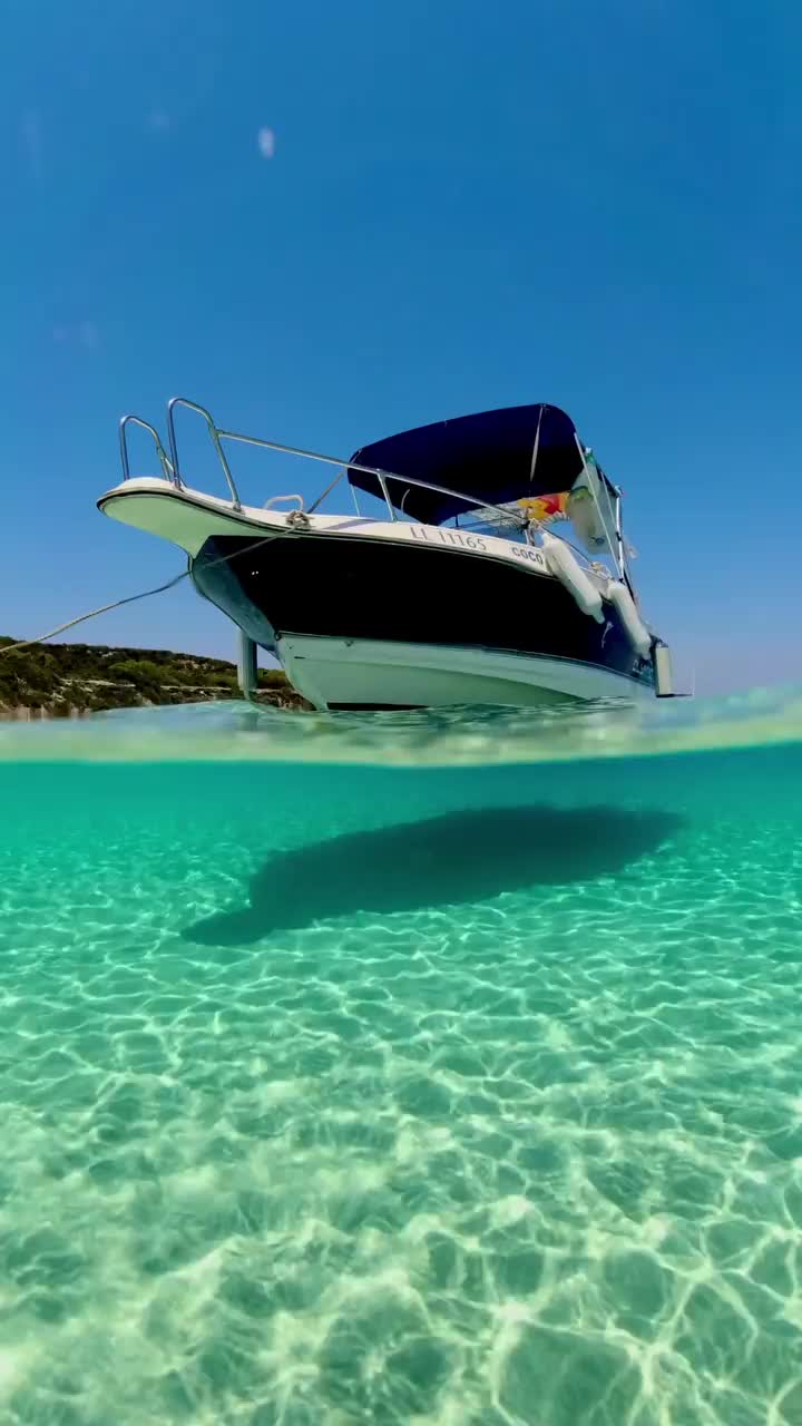 Flawless Blue Lagoon at Akamas National Park, Cyprus