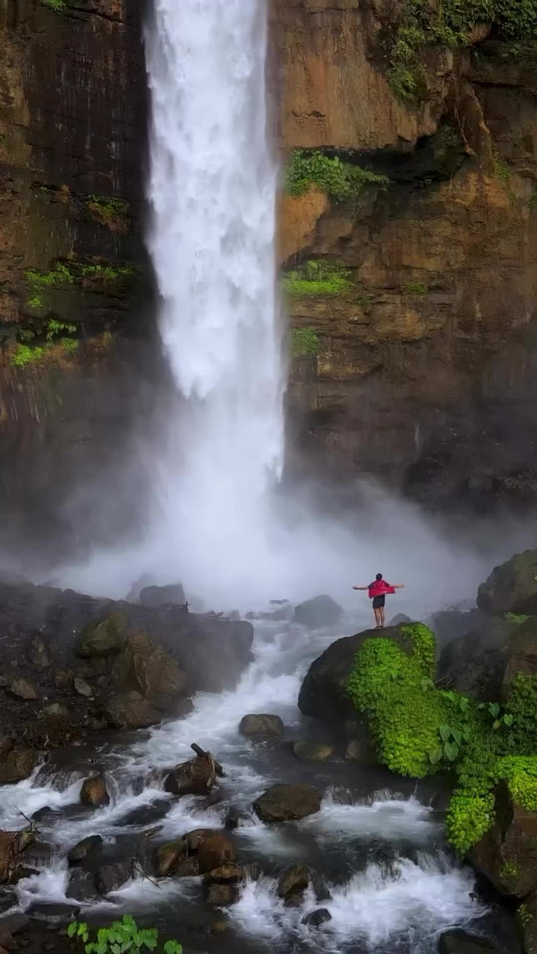 Discover Air Terjun Kapas Biru Waterfall in Indonesia