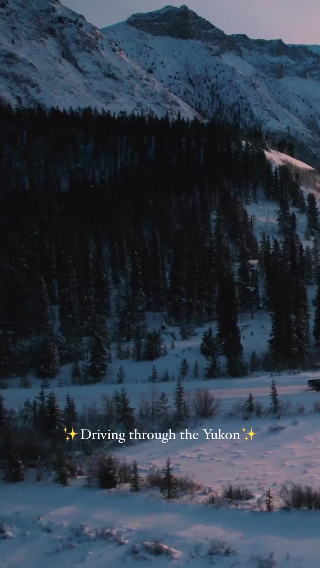 Yukon Winter Wonderland: Tranquil Scenic Beauty