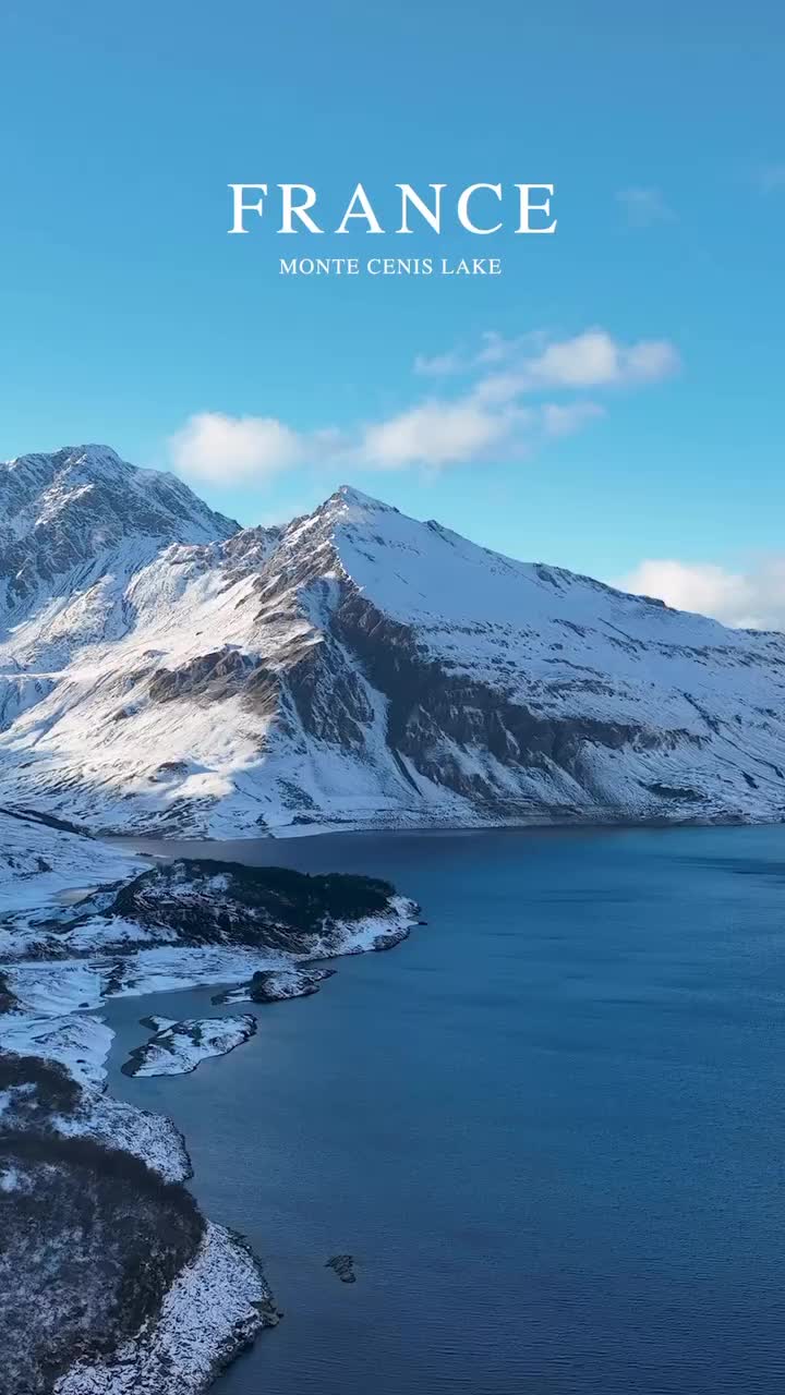 Mont Cenis Lake: A Winter Wonderland in France