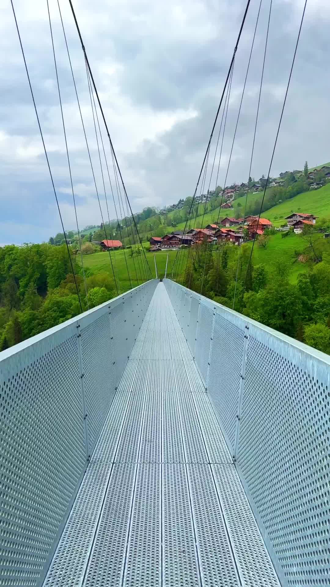 Cross the Stunning Panorama Bridge in Sigriswil