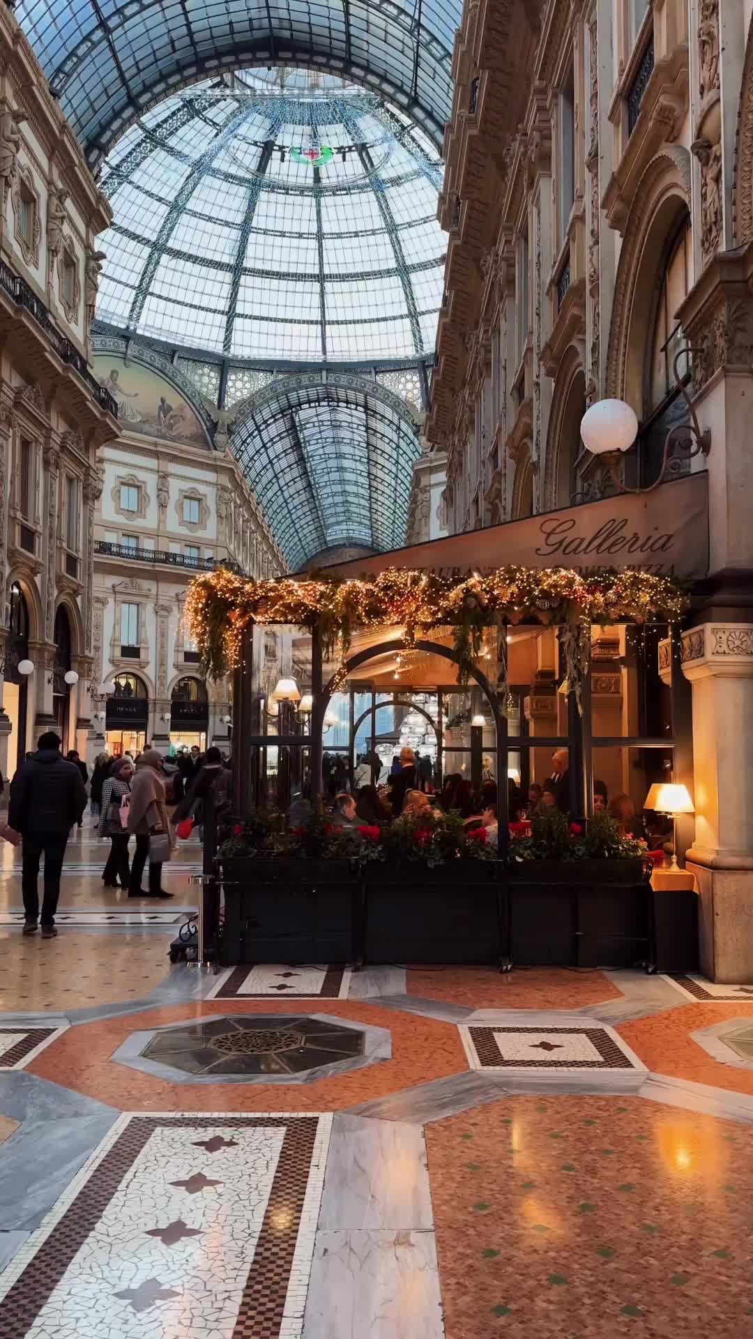 Magical Christmas at Galleria Vittorio Emanuele II 🎄