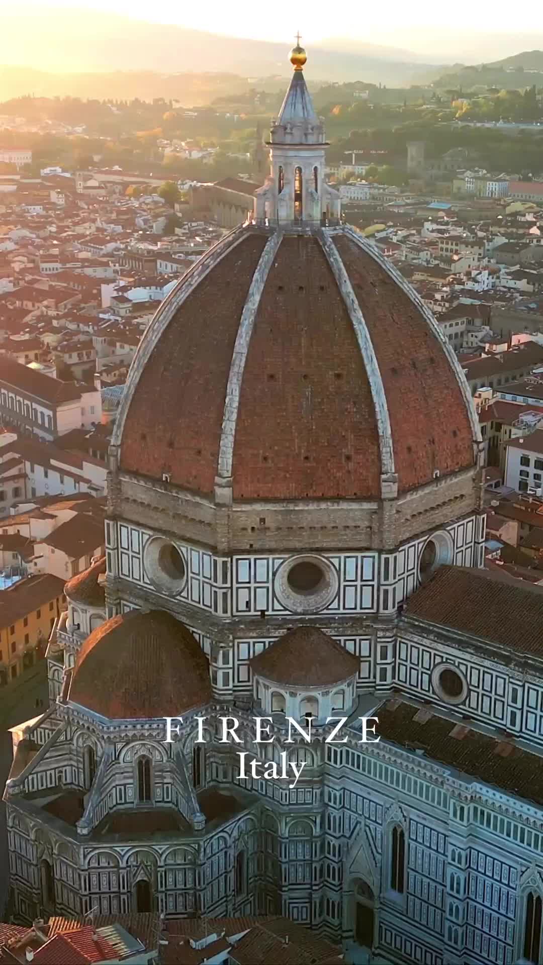 Discover Florence: Aerial Views of Italy's Historic Gem