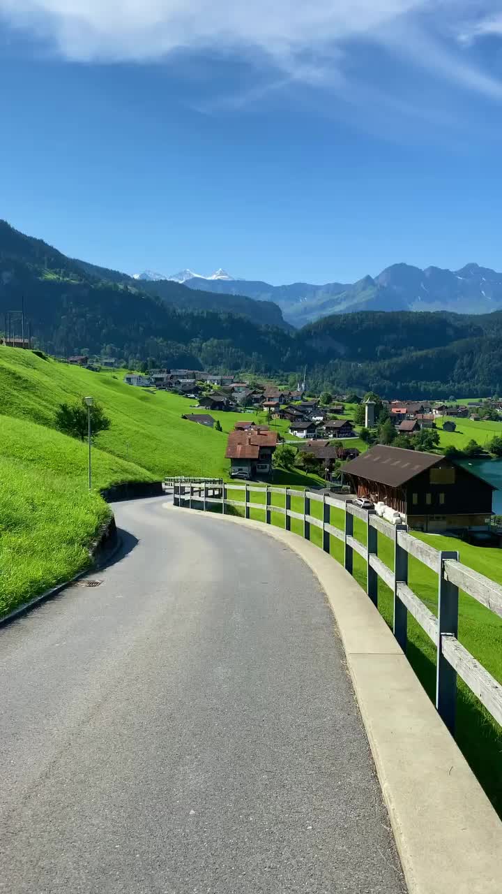 Stunning Views of Lungern, Switzerland