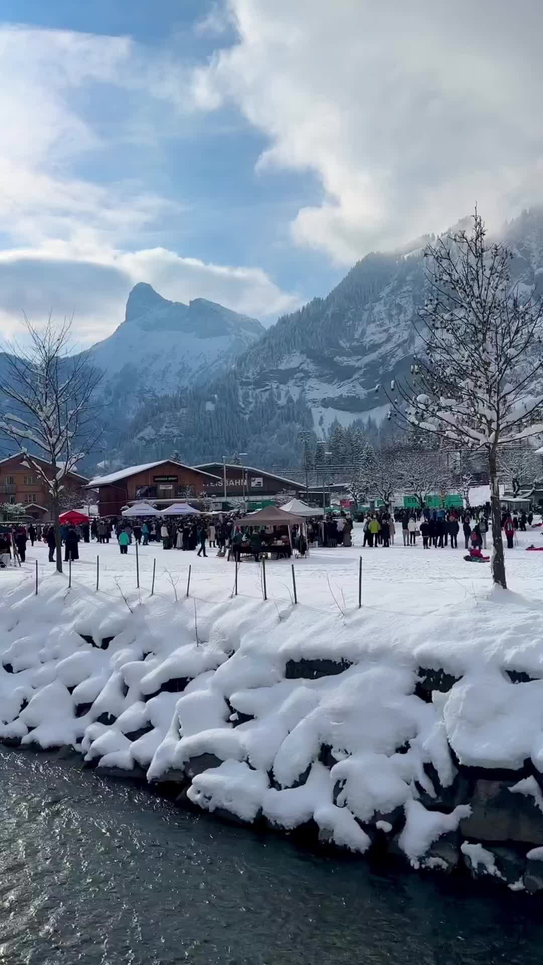 Winter Wonderland in Kandersteg, Switzerland