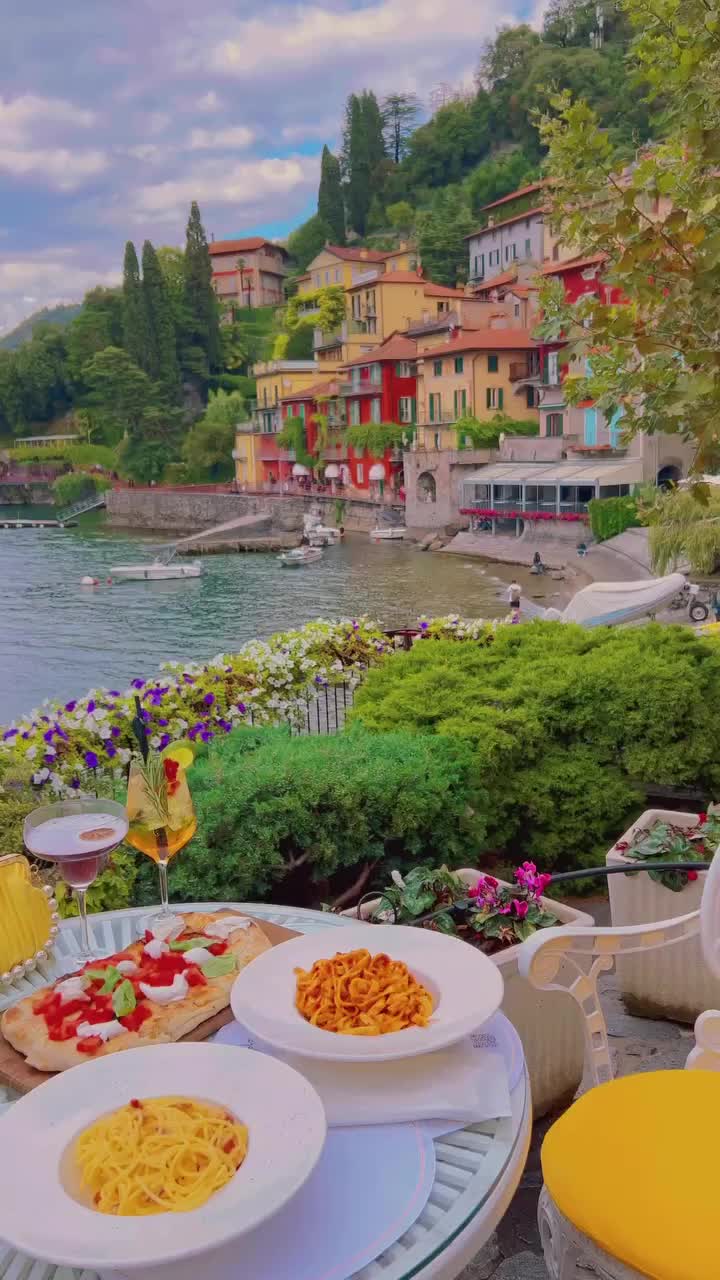 Lunch with a View at Bar Il Molo, Lake Como