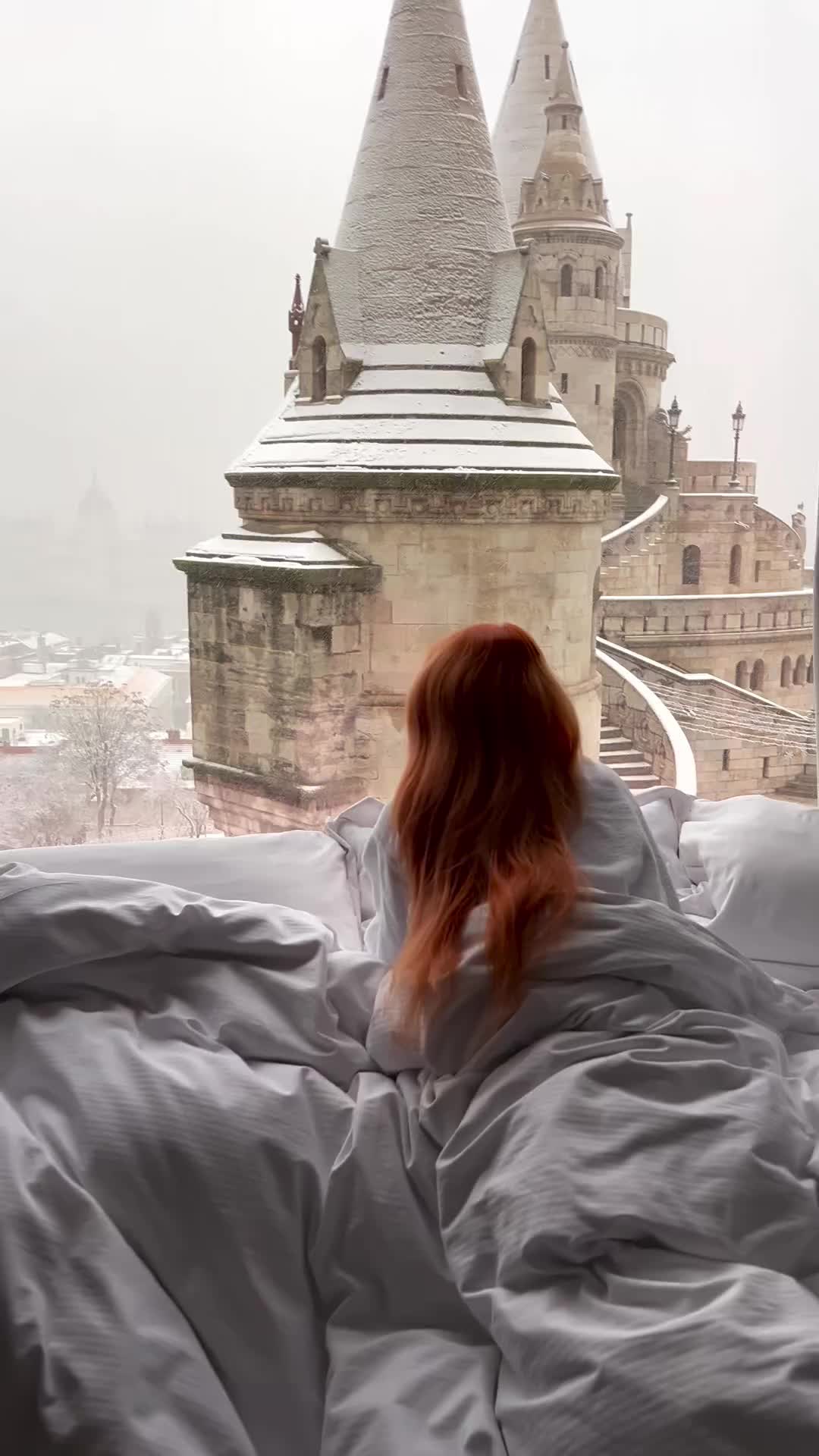 Iconic Winter View From @hiltonbudapest 
🏷️Tag someone you would enjoy this Incredible View with❄️

💡: Overlooking the River Danube and Hungarian Parliament, @hiltonbudapest a  16th Century-style hotel sits next to the iconic Fisherman’s Bastion monument and Matthias Church.

📍Hotel: @hiltonbudapest 
📍Restaurant: @langbistrobudapest

Videos by : @openklosetbykarina @everyheartfilms 
#hilton #hiltonbudapest #budacastle
#budapest #budapest🇭🇺 #budapesthungary #visitbudapest #budapestgram #fishermanbastion