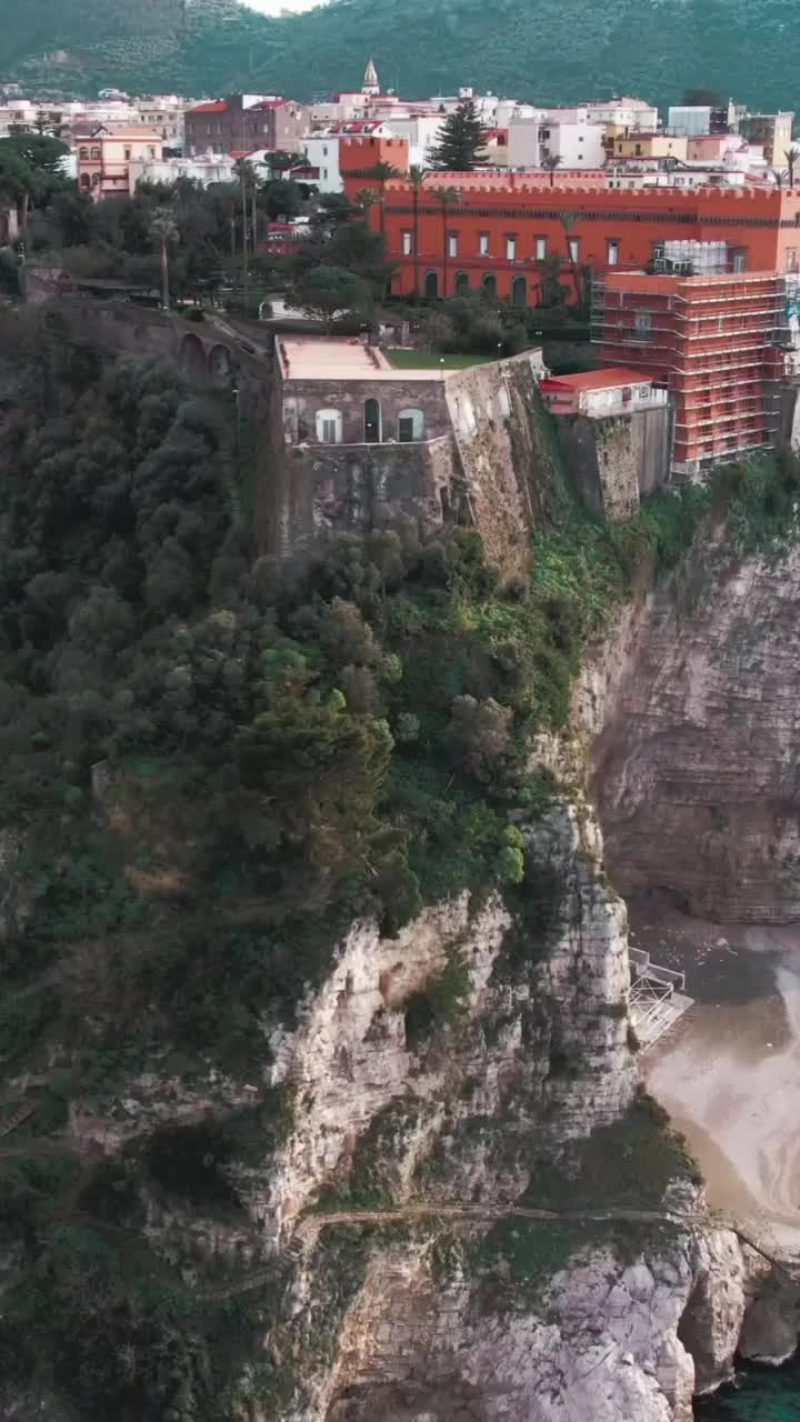 Aerial Journey Over Vico Equense, Italy