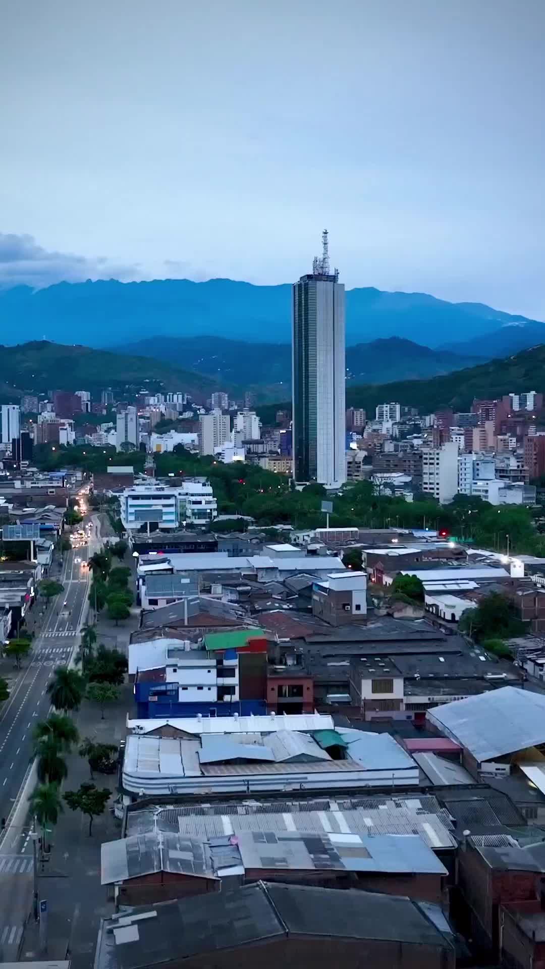 Cali at Night: Stunning Drone Footage Over Colombia