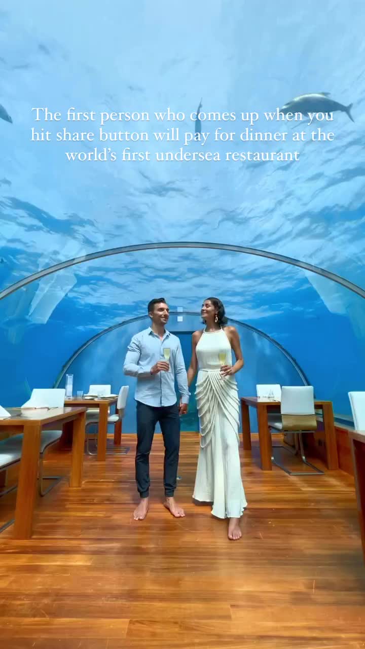 Dine 16 Feet Underwater at Ithaa Restaurant Maldives