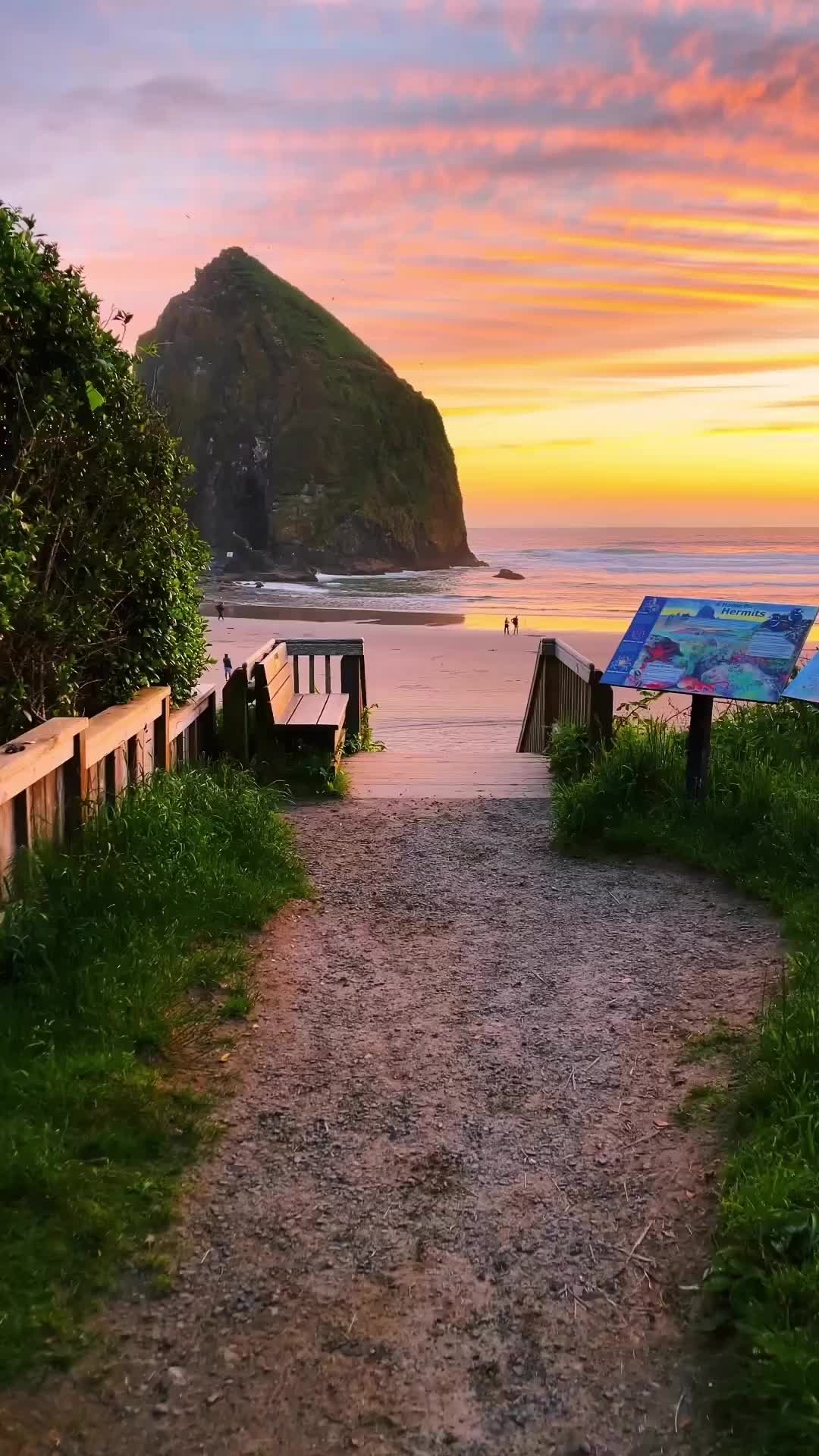 Sunset Serenity at Cannon Beach, Oregon