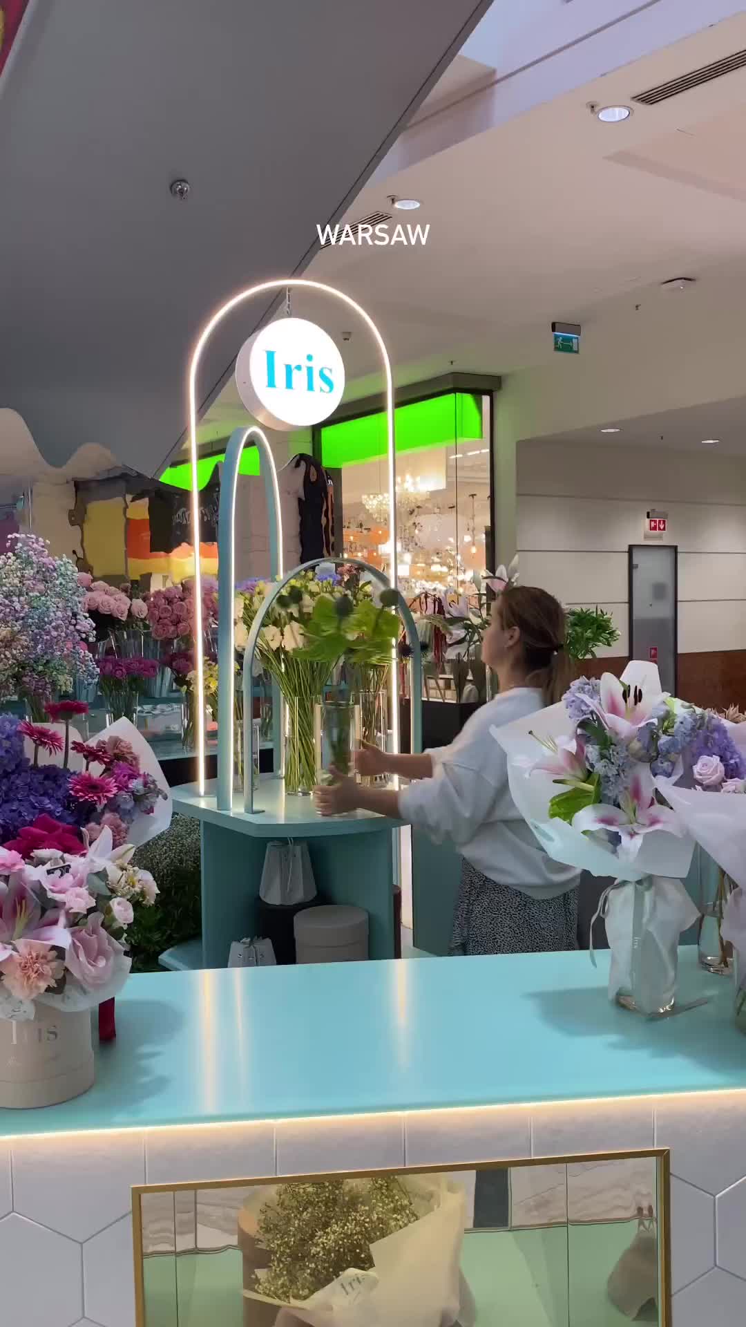 New Iris Flowers Shop in Westfield Arkadia, Warsaw