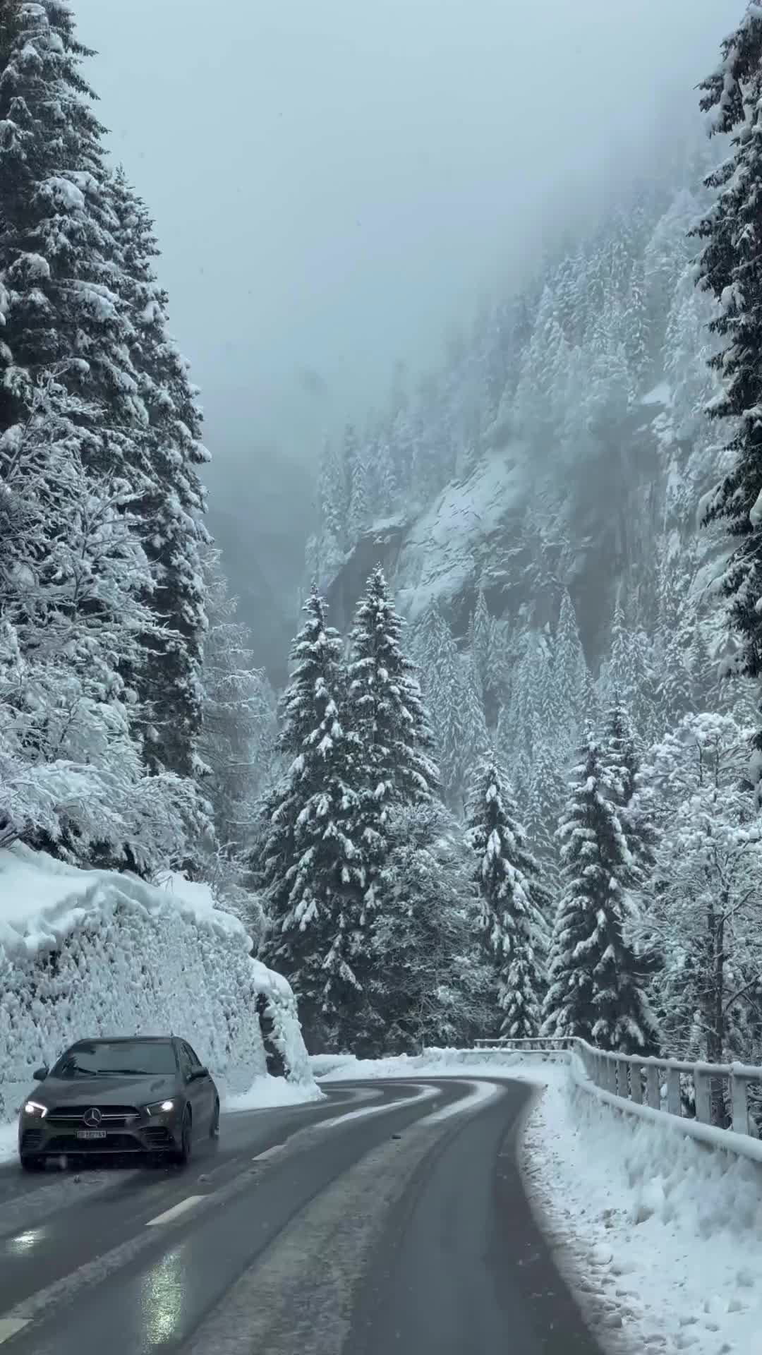 Winter Wonderland in Airolo, Switzerland