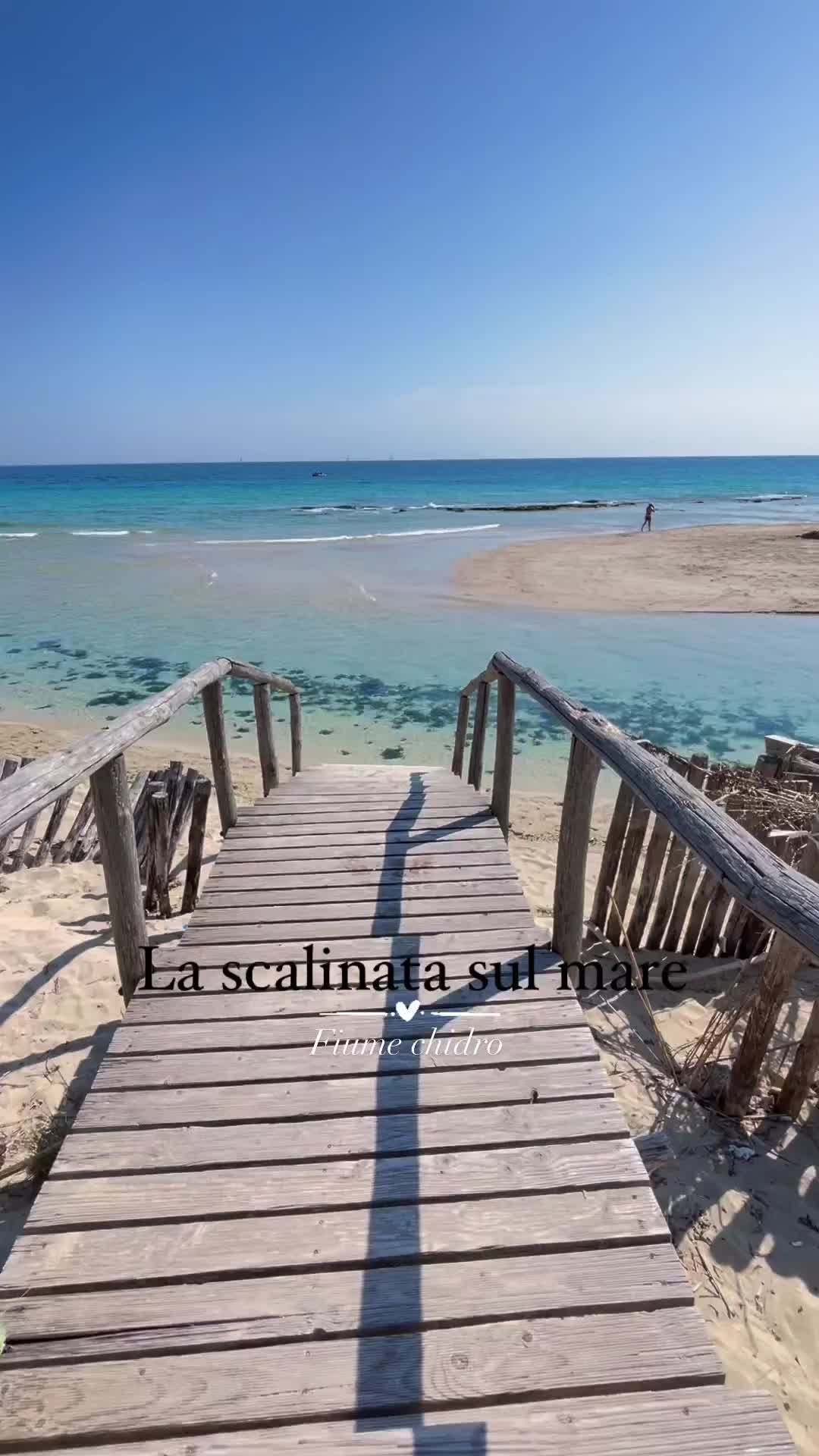 Stunning Seaside Staircase in Salento, Italy