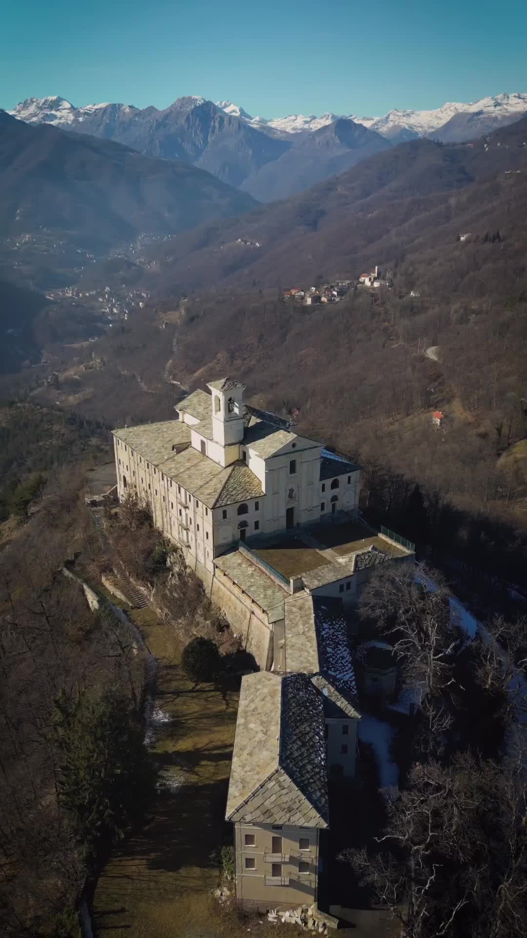 Santuario di Sant’Ignazio.🏔️

#sanctuary #piemonte #italy #dji #earth