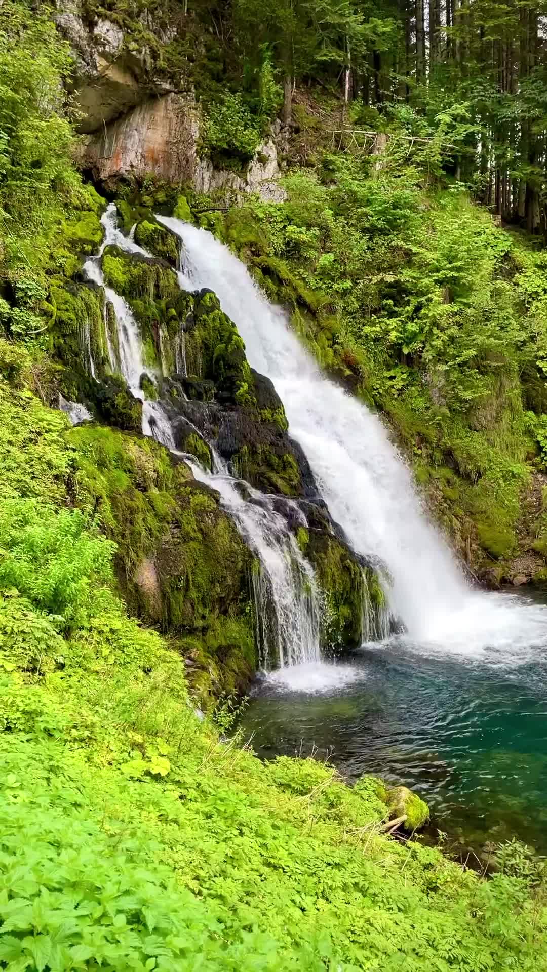 Discover Breathtaking Waterfalls in Jaun, Switzerland