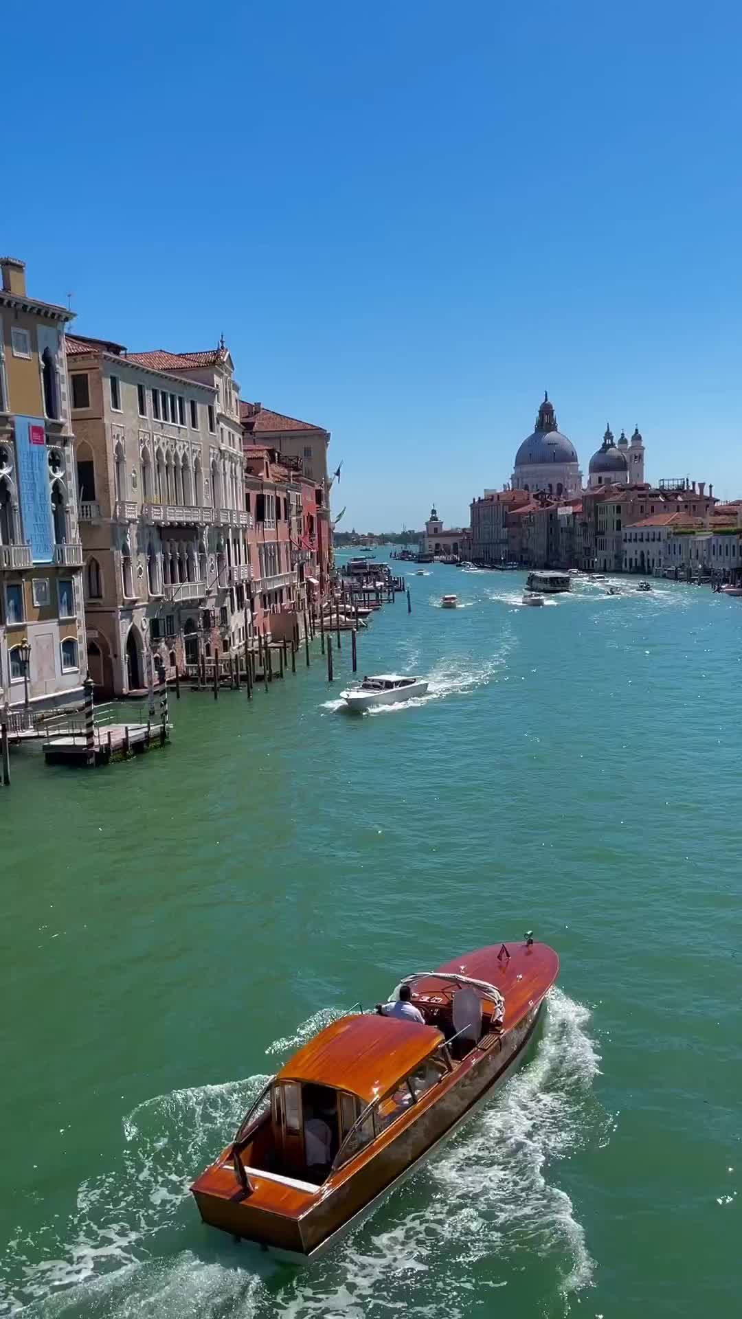 Gondola Ride on Venezia Canal Grande in Italy