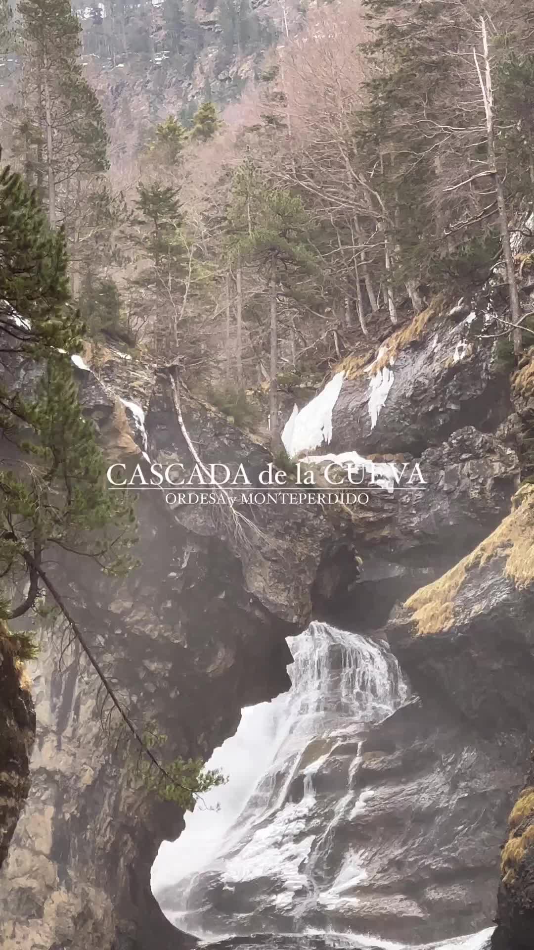 Cascada del Estrecho y de la Cueva en Ordesa 🌊