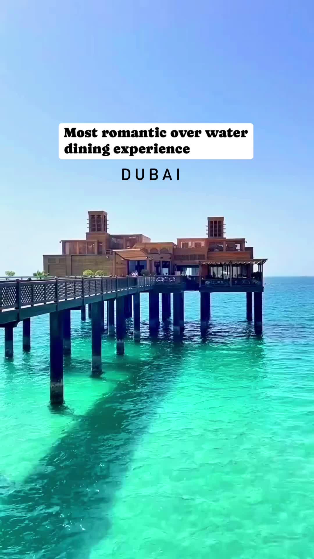 Most Romantic Overwater Dining in Dubai | Pierchic