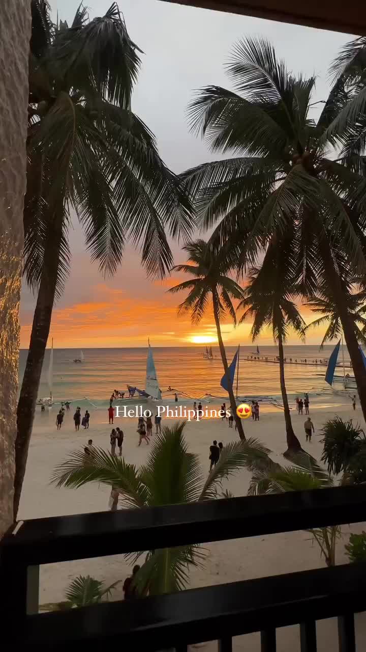 Stunning Sunset at Nalka Restaurant, Boracay 🌅
