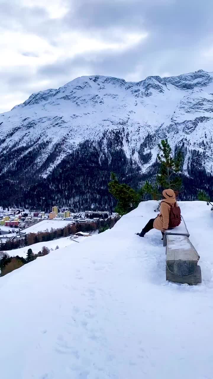 Discover Signal Mountain in Winter, St. Moritz, Switzerland