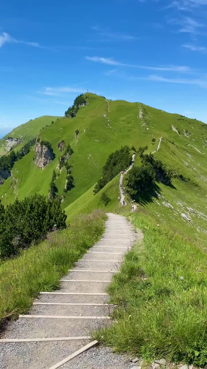 Stunning Views from Stoos Fronalpstock, Switzerland ⛰🇨🇭