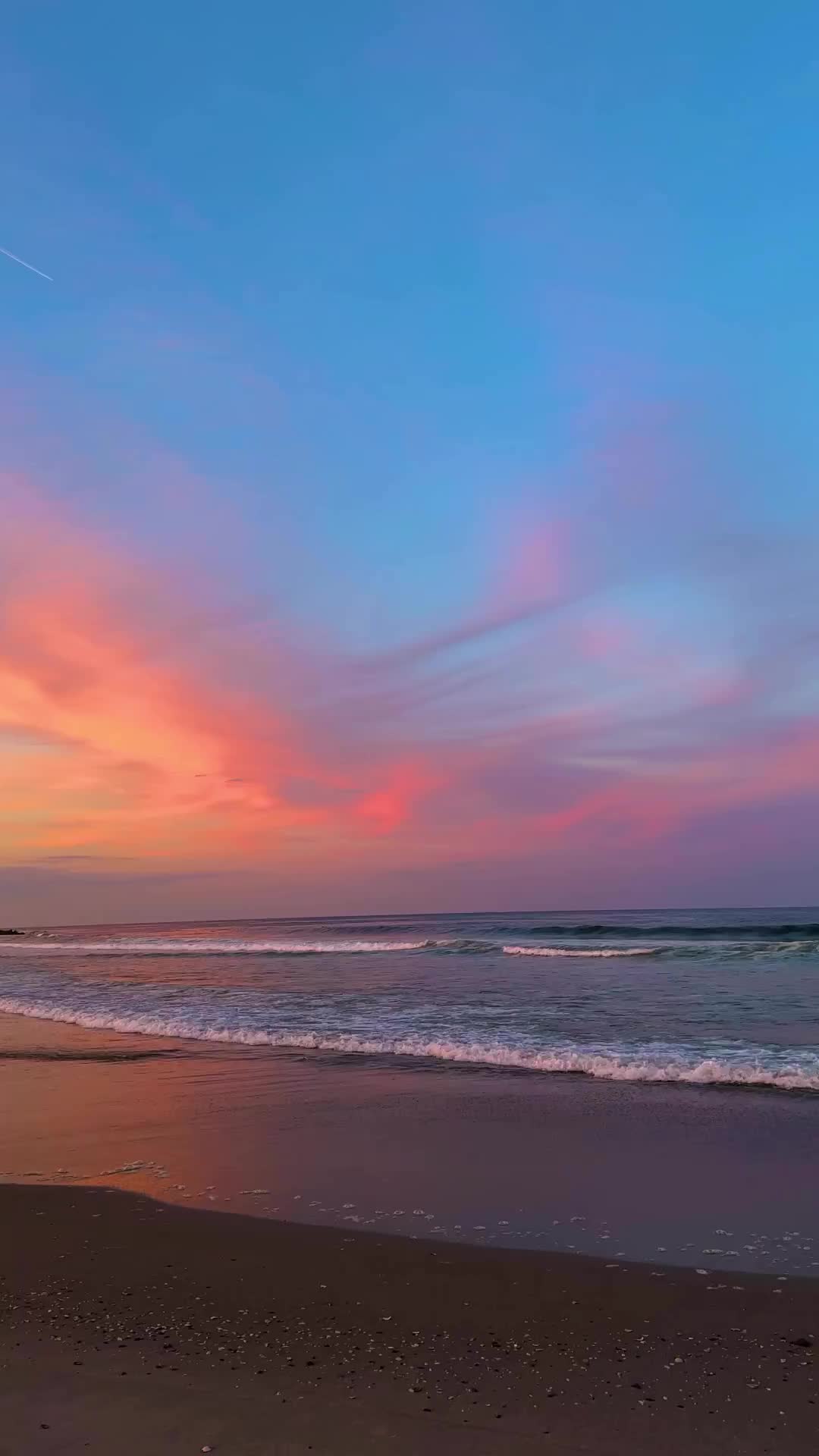 Cotton Candy Skies Over Bradley Beach Sunset