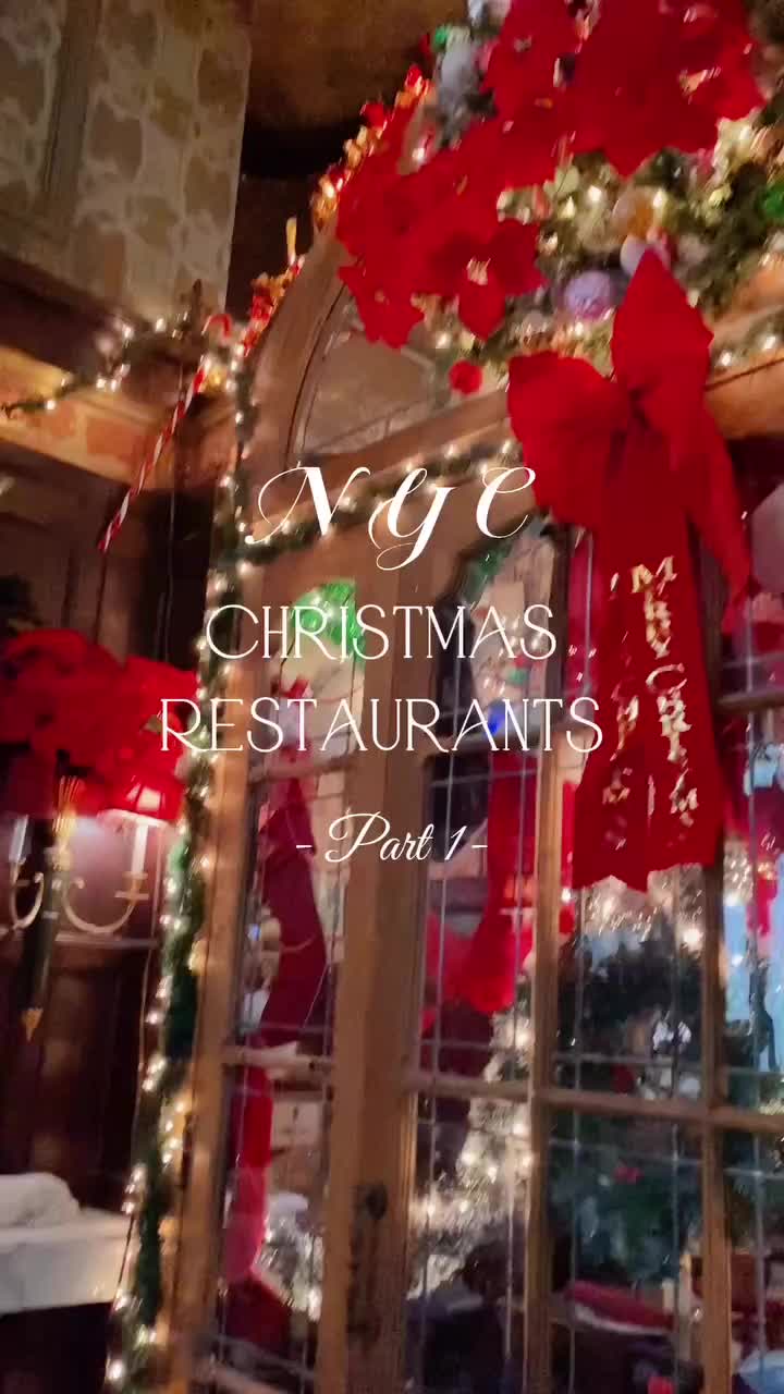 NYC Christmas Restaurants: Oscar Wilde NYC Part 1