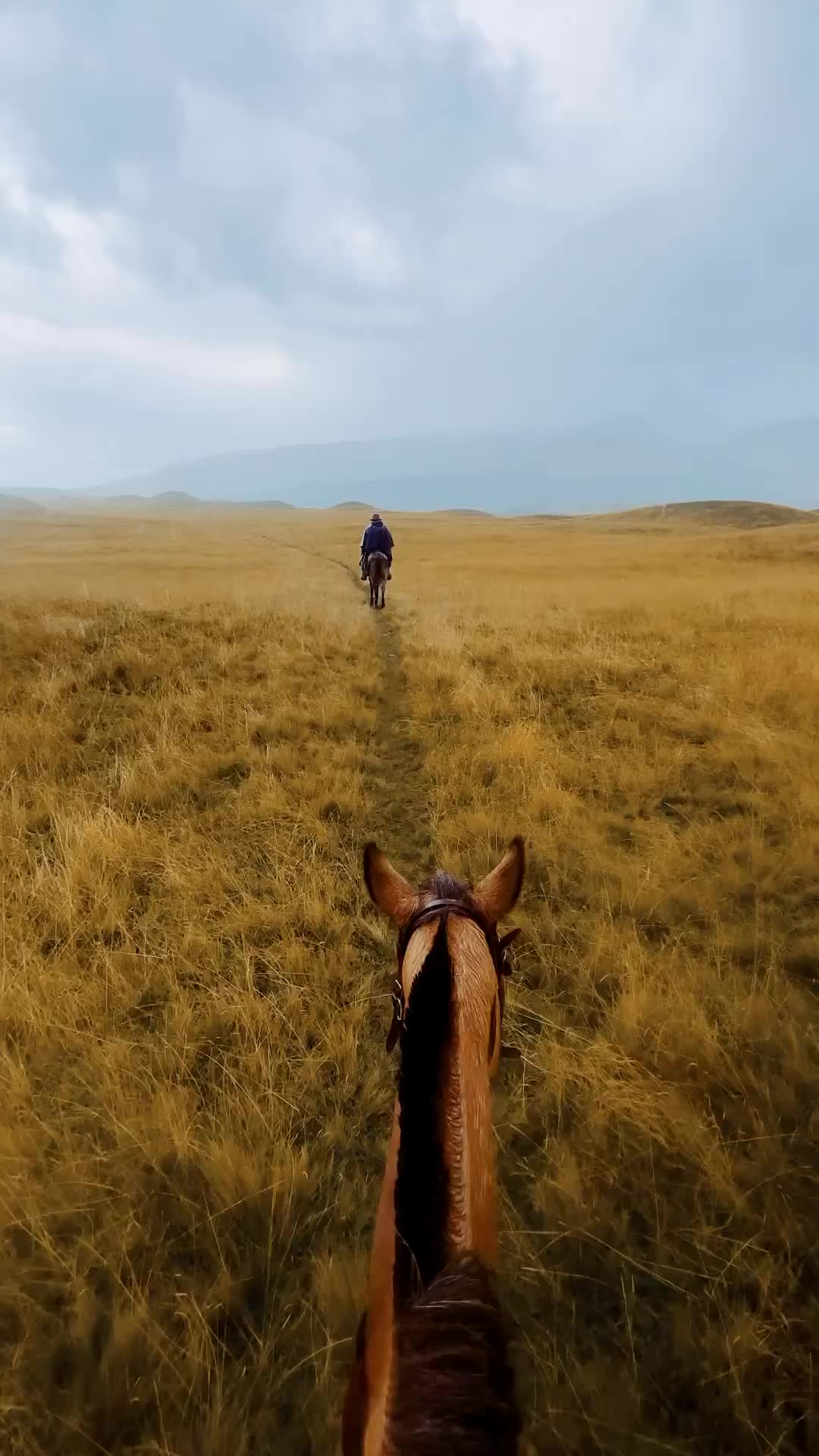 Riding Through a Thunderstorm at Cotopaxi, Ecuador