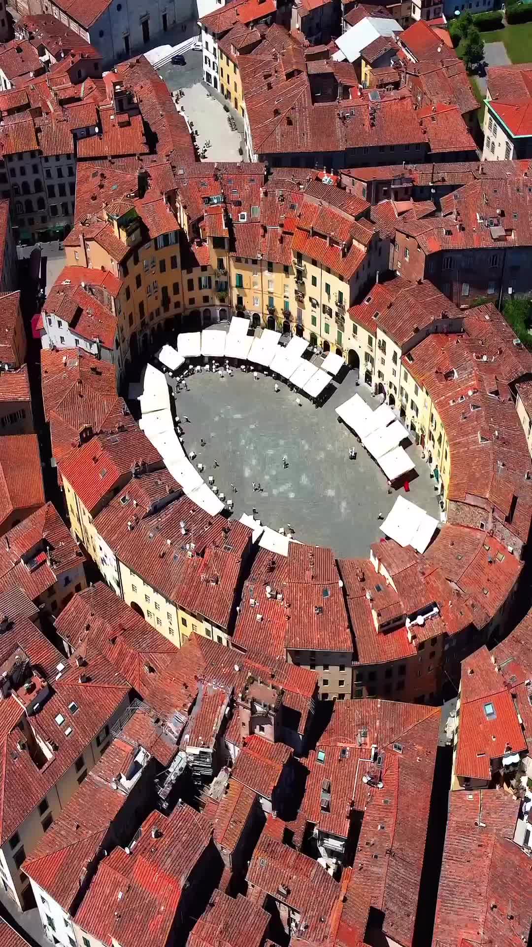 Discover Stunning Lucca, Italy from Above