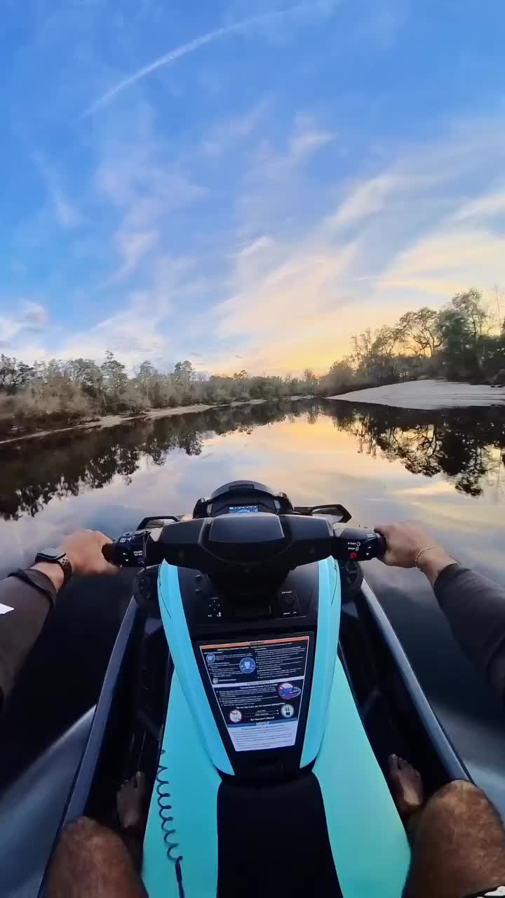 Last Sunset Ride of 2022 on Suwannee River