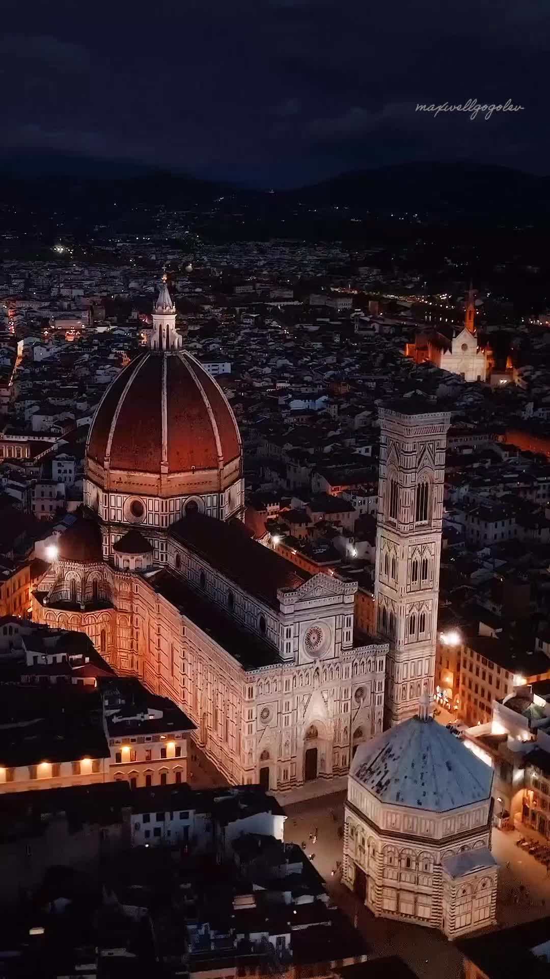 ⚜️Santa Maria del Fiore at Night ⚜️

Santa Maria del Fiore, also known as the Florence Cathedral, has graced the skyline of Firenze since its completion in 1436. The stunning dome, designed by Filippo Brunelleschi, revolutionised architectural techniques of the time. Can you believe that it took over 16 years to complete? 

Follow @mirari_vos 
@maxwellgogolev 🚁📽️
______________________________________________

#italy #florence #tuscany #florenceitaly #cittadifirenzeufficiale #vivofirenze #florencemypassion #unlimitedflorence #toscana_ splendida #tuscany #toscanalike #toscanagram #nightshots #dronestagram #dronedaily #firenze #santamariadelfiore #churchesofinstagram #churchesoftheworld #churchesofeurope #churchesaroundtheworld