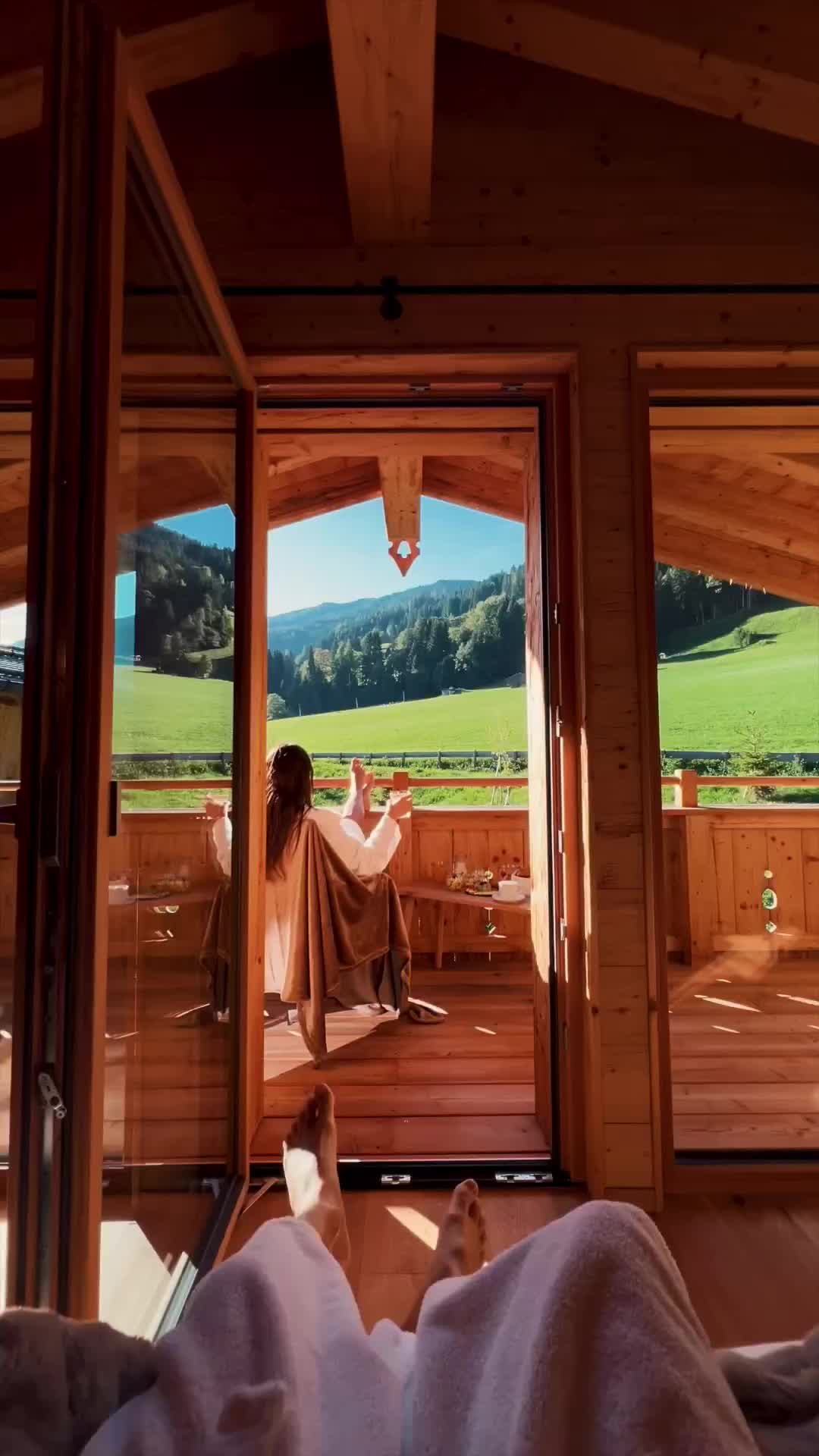 Stunning Breakfast Views at Hygna Chalets, Austria