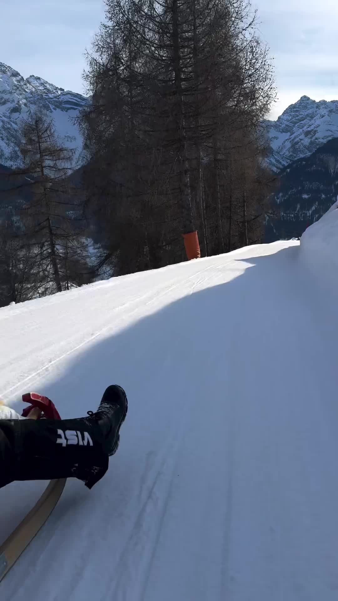 Sliding into the Week in Ftan, Switzerland