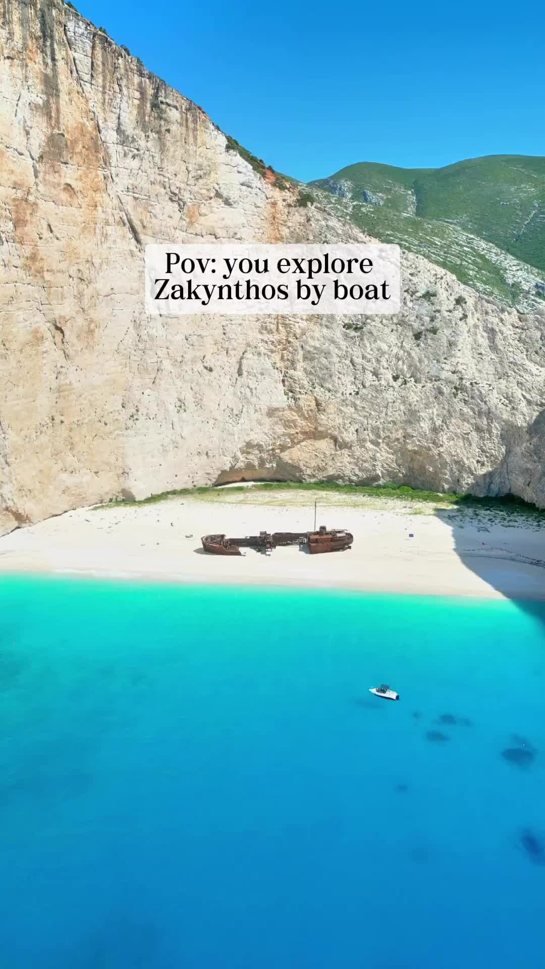 Unforgettable Zakynthos Boat Adventure to Blue Caves & Shipwreck